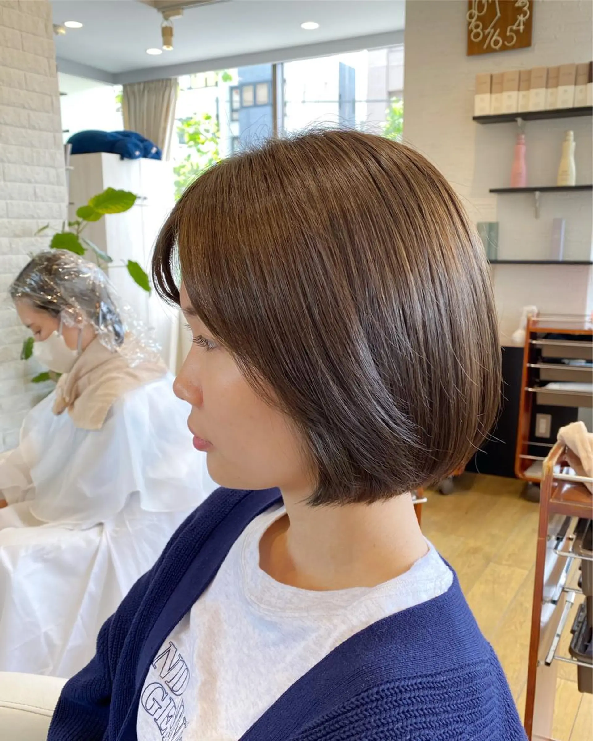 ショート カット ヘアカラー トリートメント ヘッドスパ 艶感🫧透明感カラー YUKARIのヘアスタイル