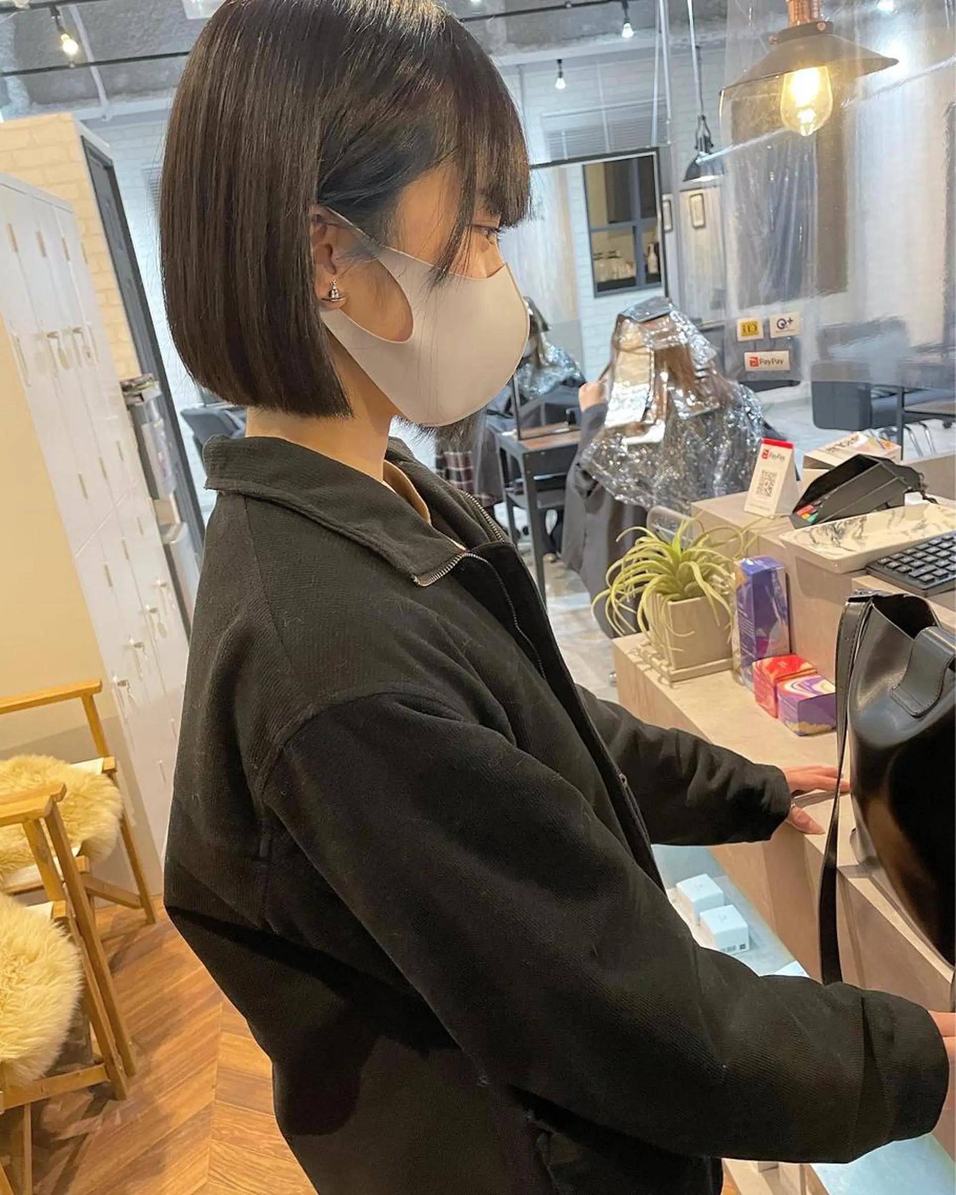 ショート カラー インナーカラー レイヤー/ボブ/ 顔周り/yukinaのヘアスタイル