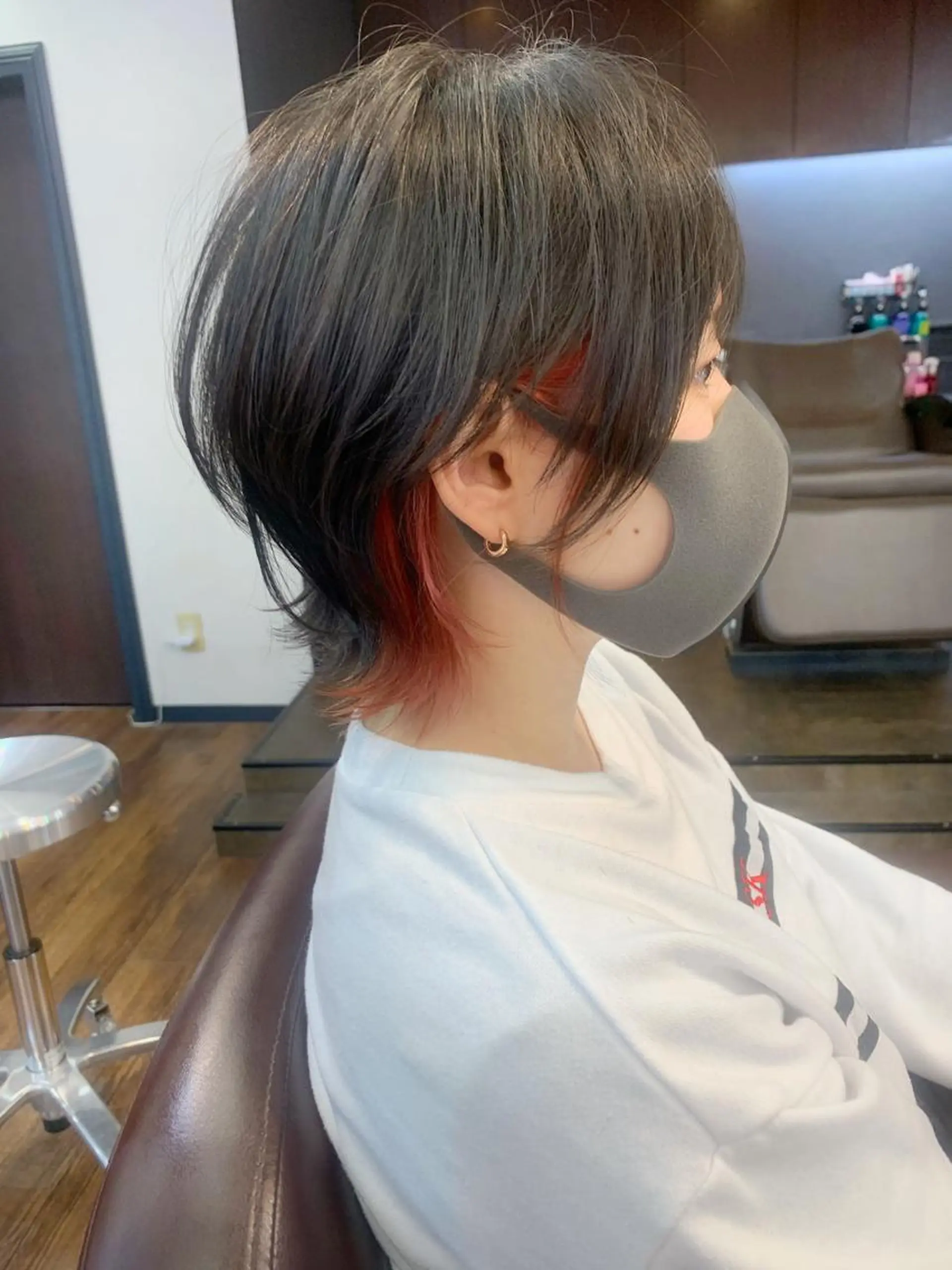 ショート カラー 縮毛矯正/ショート/ レイヤー/畑中正敏のヘアスタイル