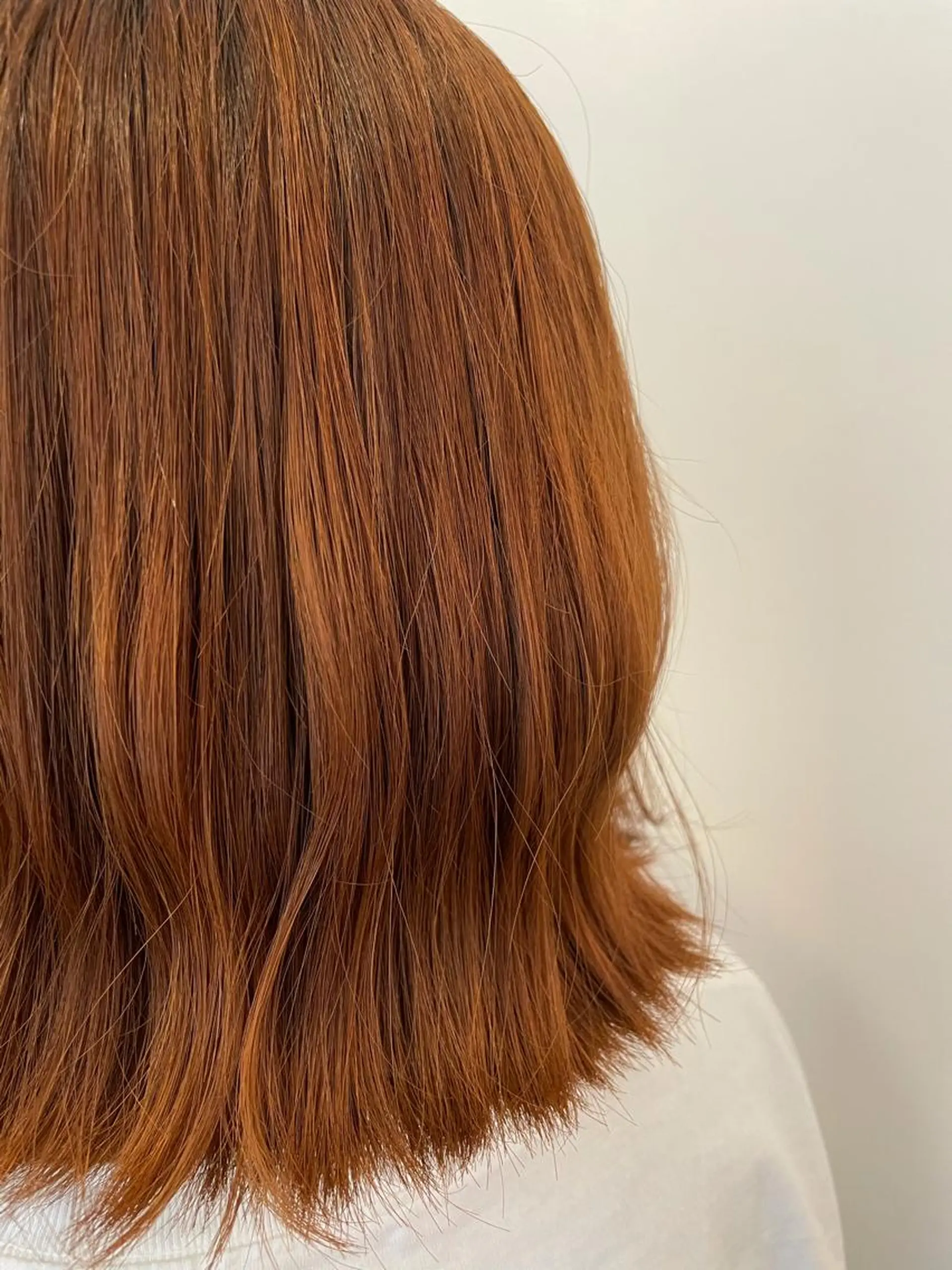 カラー ベージュカラー ブリーチ ブリーチなしカラー オレンジ オレンジベージュ 🦄垢抜けボブ特化× 暖色カラー未来🦄のヘアスタイル