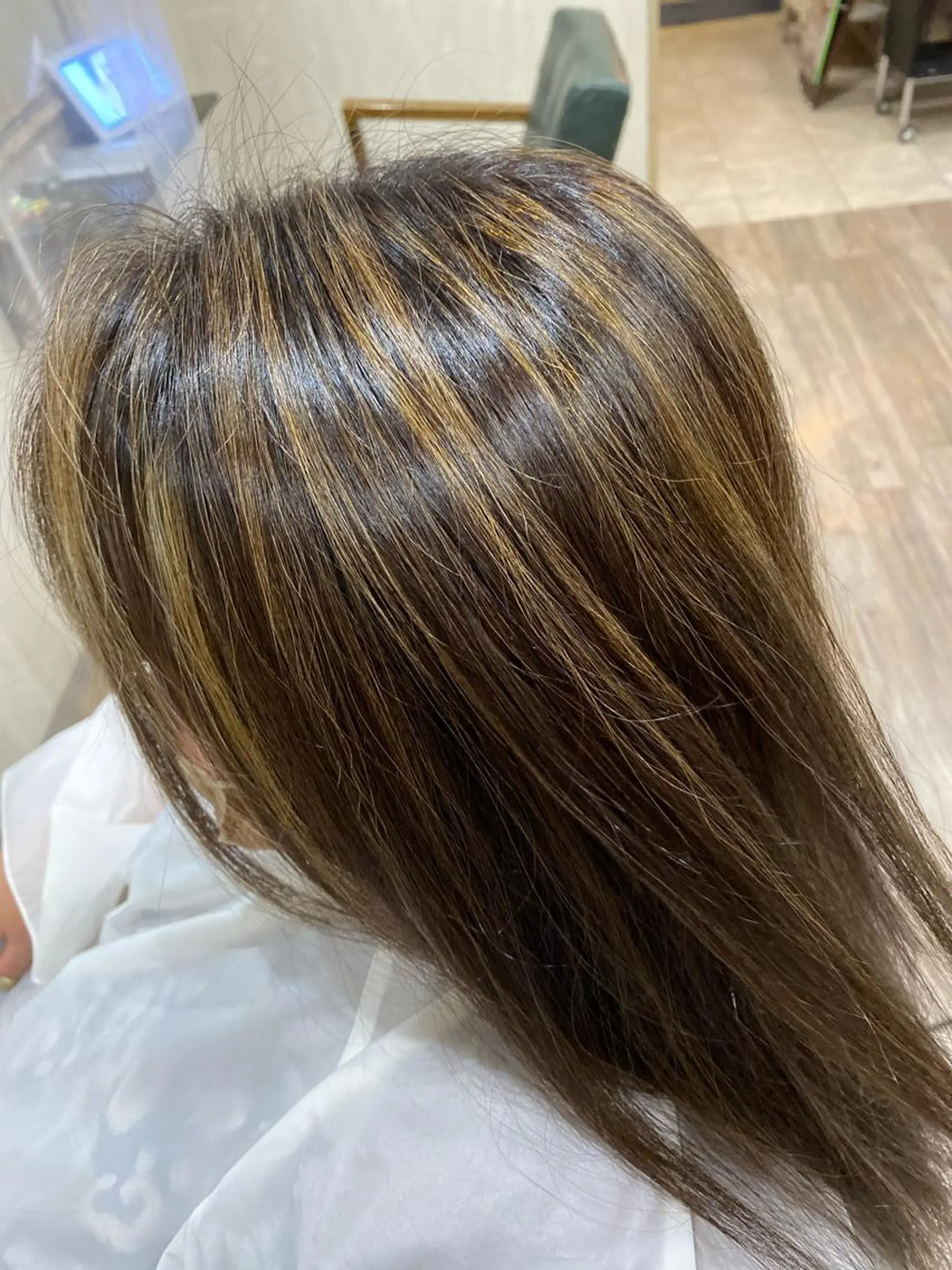 ロング 3Dハイライト ハイライト kou/ メンズ特化美容師のヘアスタイル