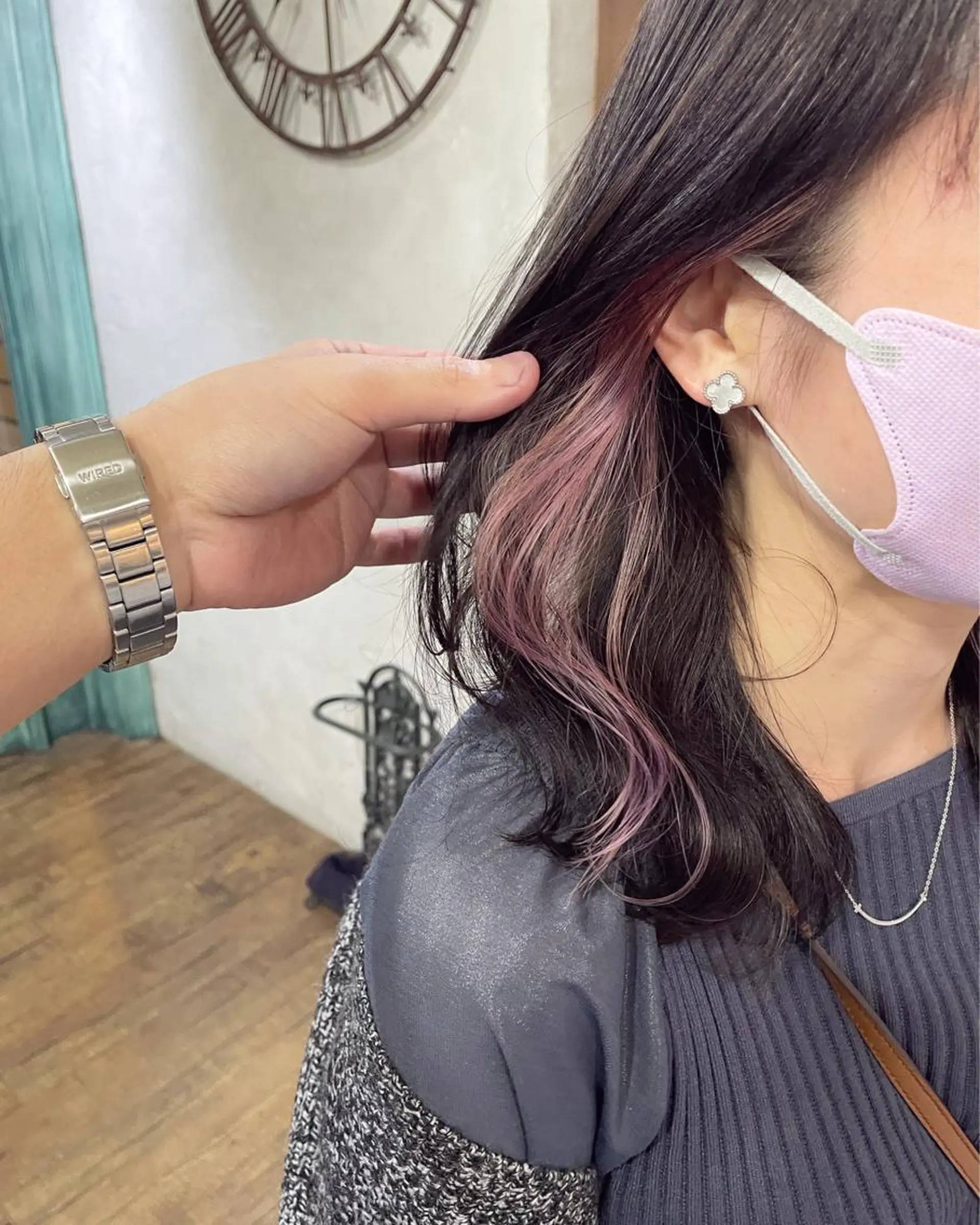 ショート カラー ヘアカラー 遠藤 拓馬のヘアスタイル