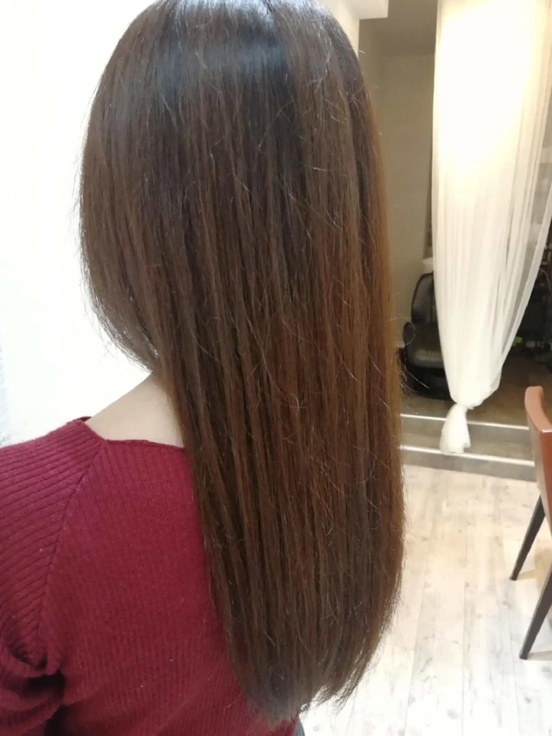 ロング カット トリートメント hair make powder 薮本のヘアスタイル