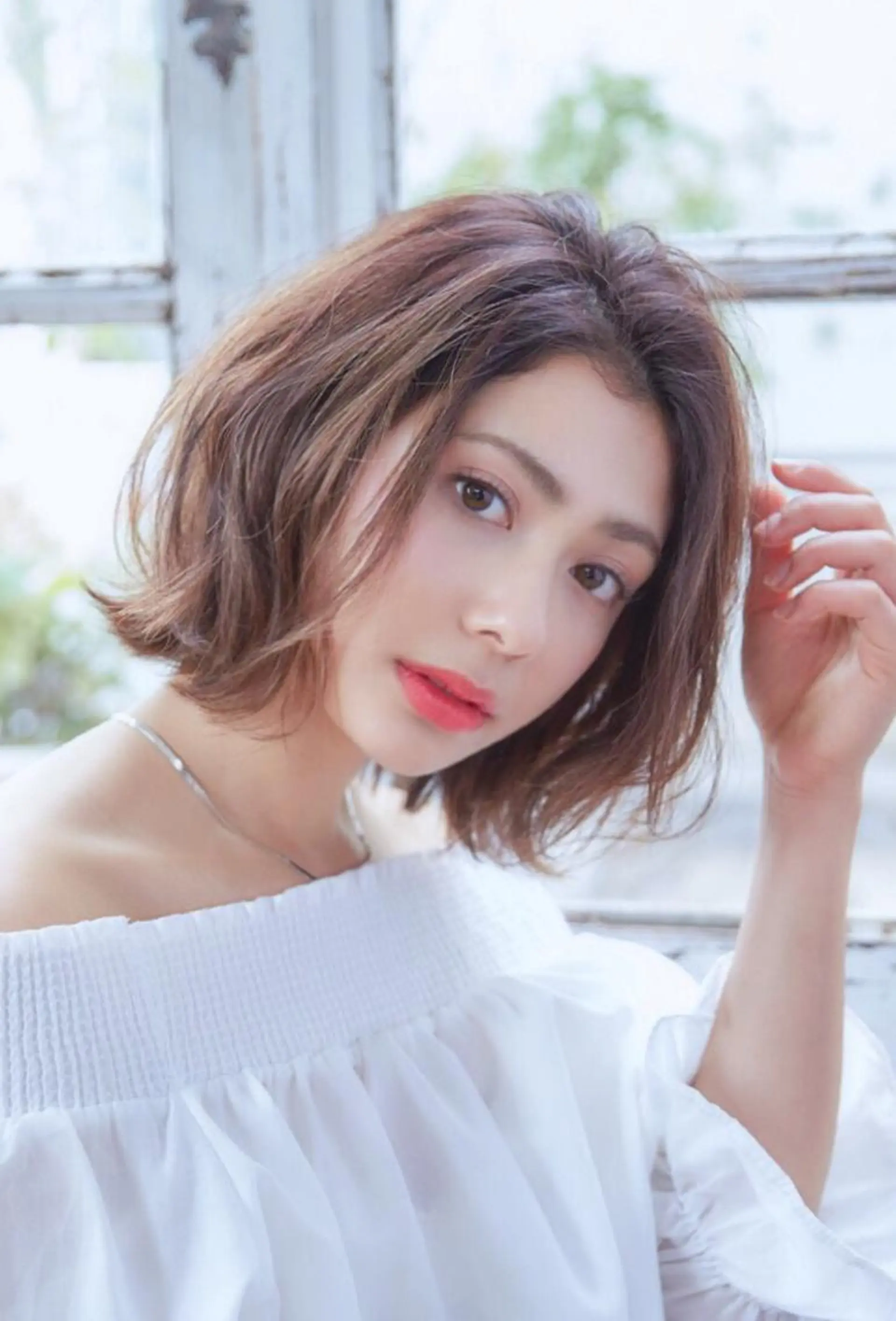 ショート カラー パーマ ヘアアレンジ 似合わせhair🔸 アサダ　タカコ🔸のヘアスタイル