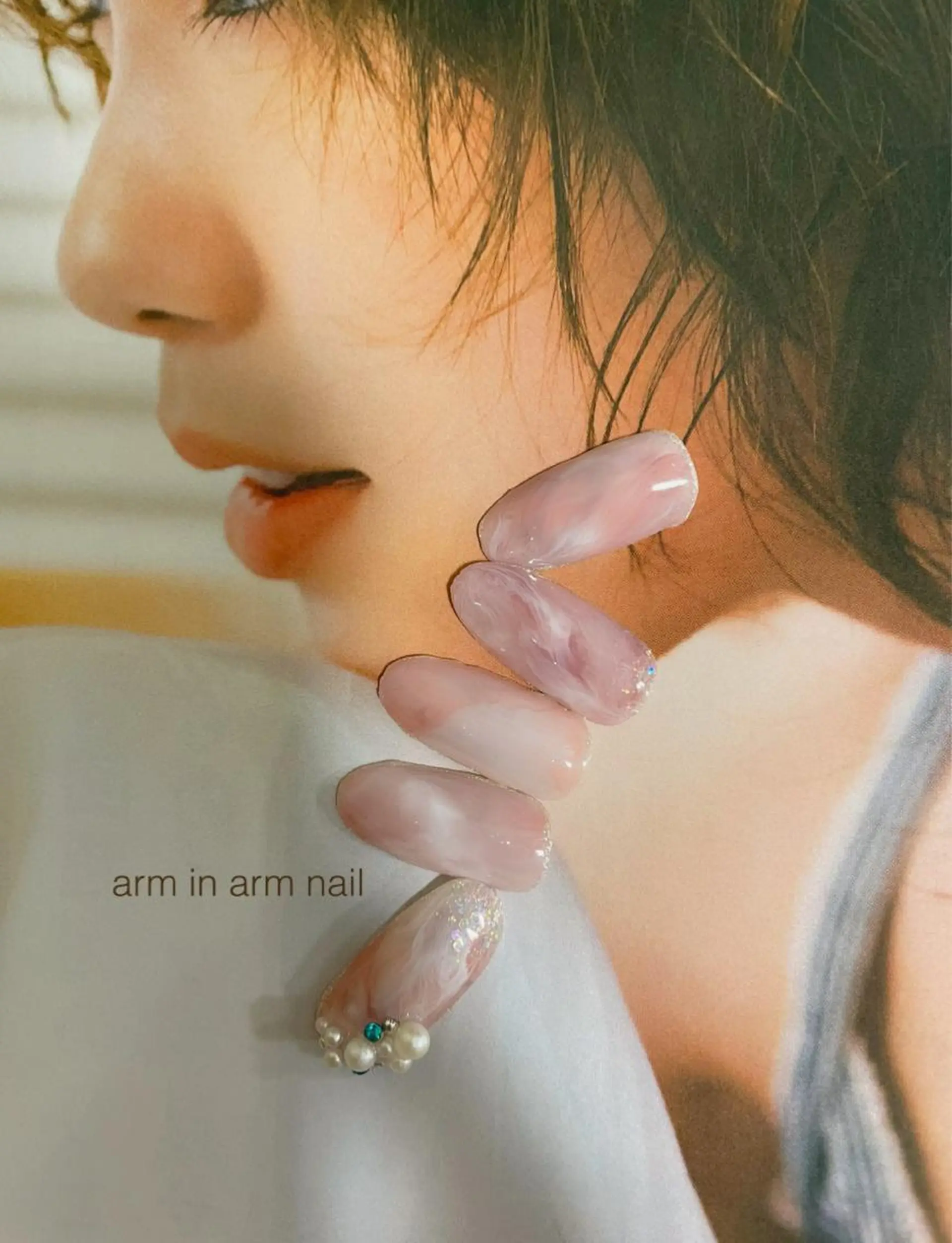 ネイル arm in arm ︎✿Yamamotoのマツエク・マツパデザイン