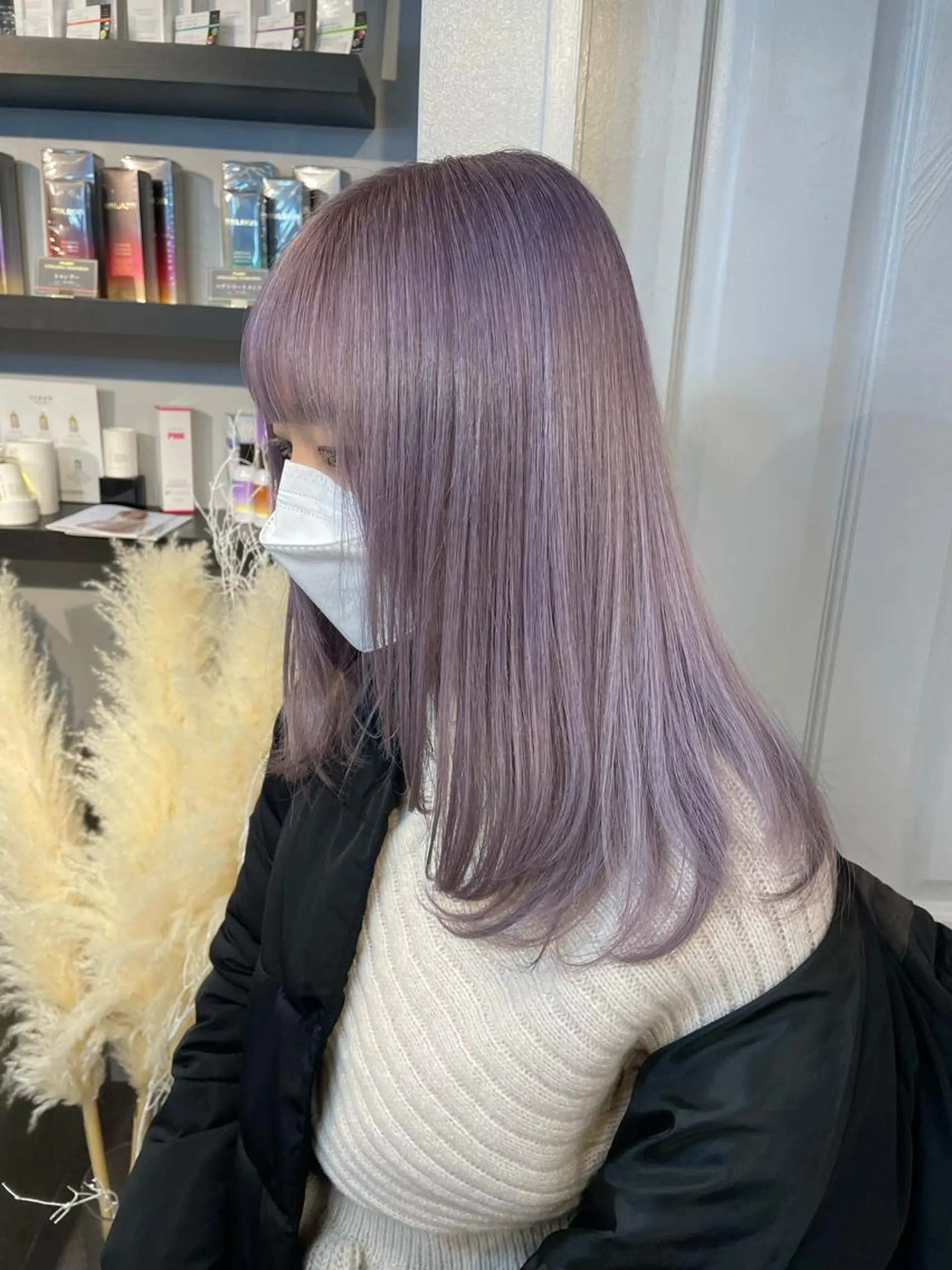 ロング アッシュ Hardy ショータのヘアスタイル