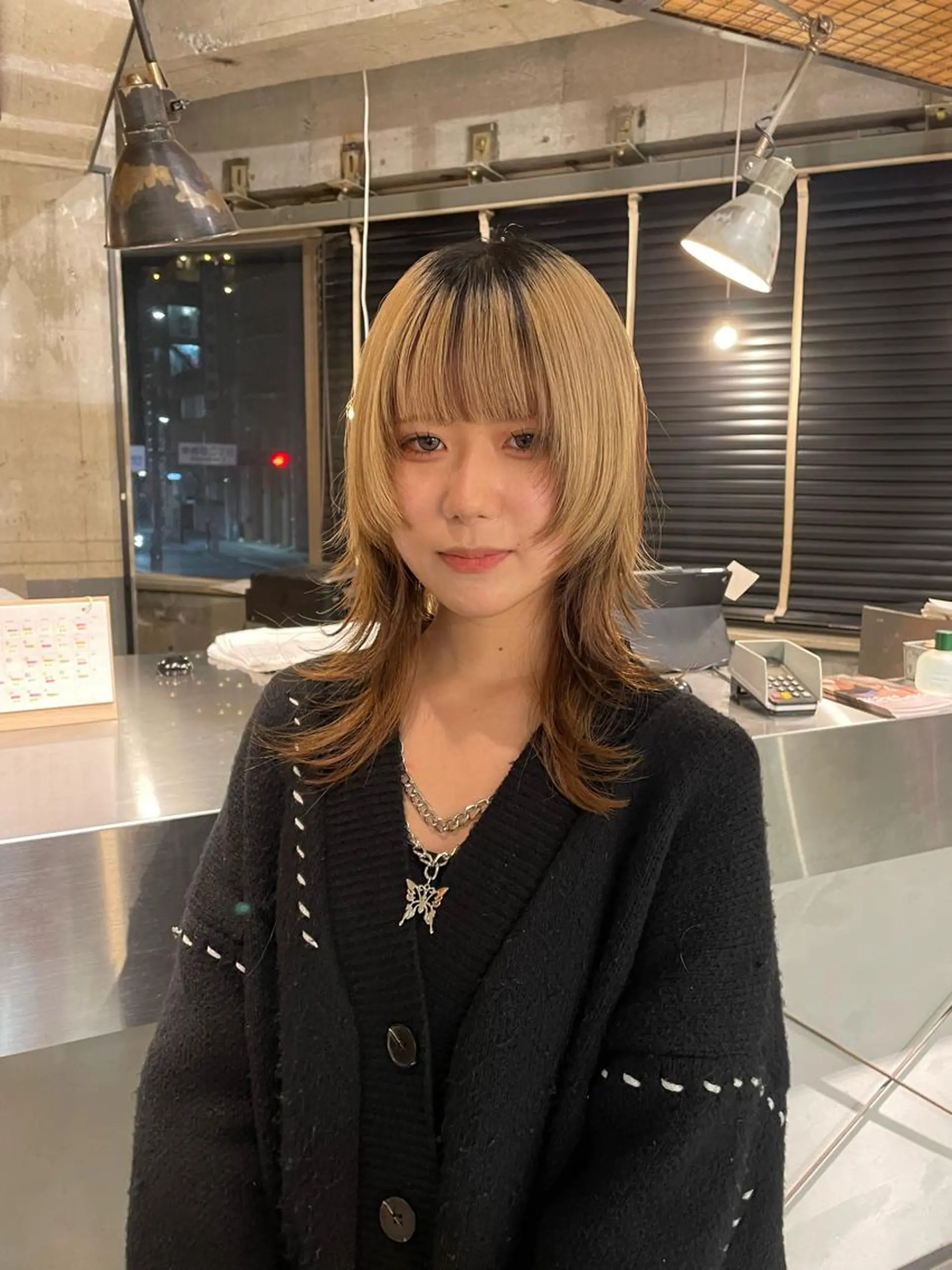 セミロング カラー 海外レイヤー /NAGISAのヘアスタイル