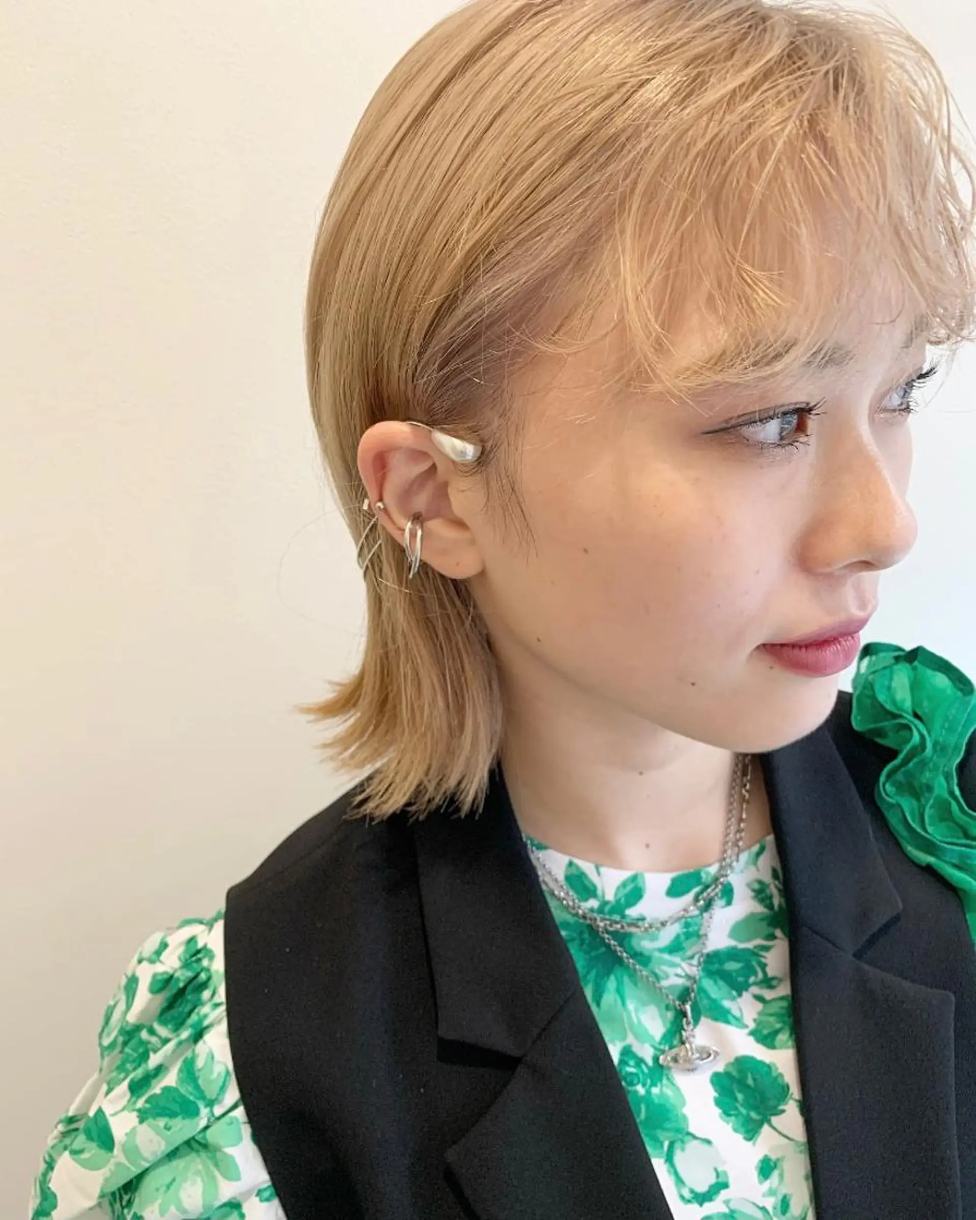 ショート カラー ヘアカラー MARU パーマ/レイヤーのヘアスタイル