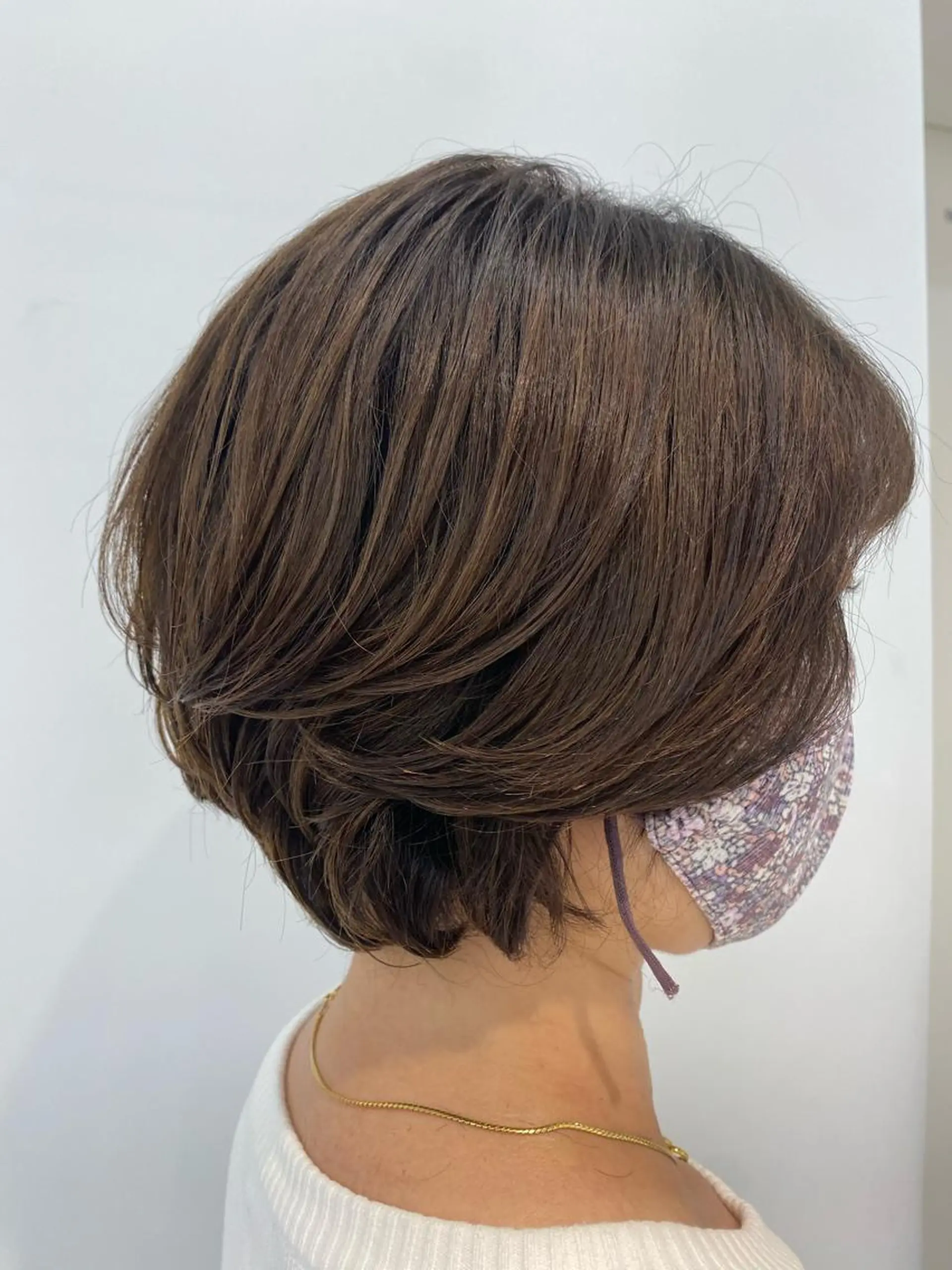 ショート パーマ 高橋 沙央のヘアスタイル