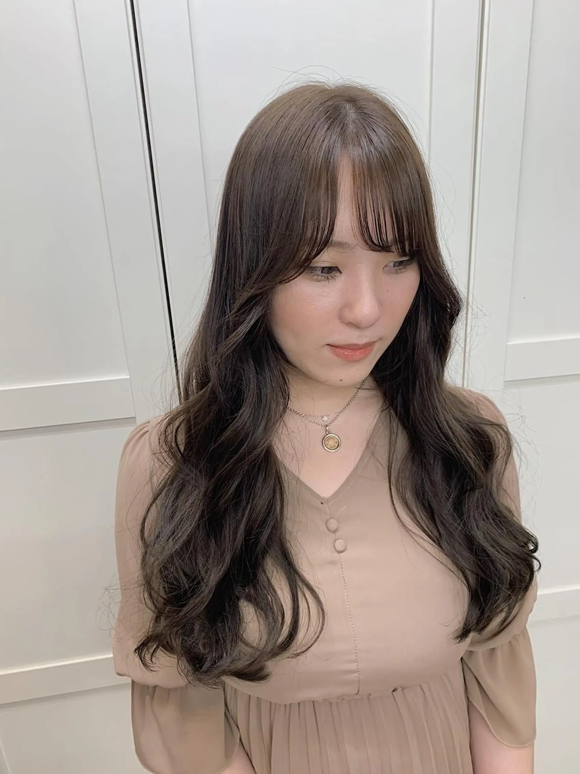 ロング カラー ハットリ /北習志野のヘアスタイル