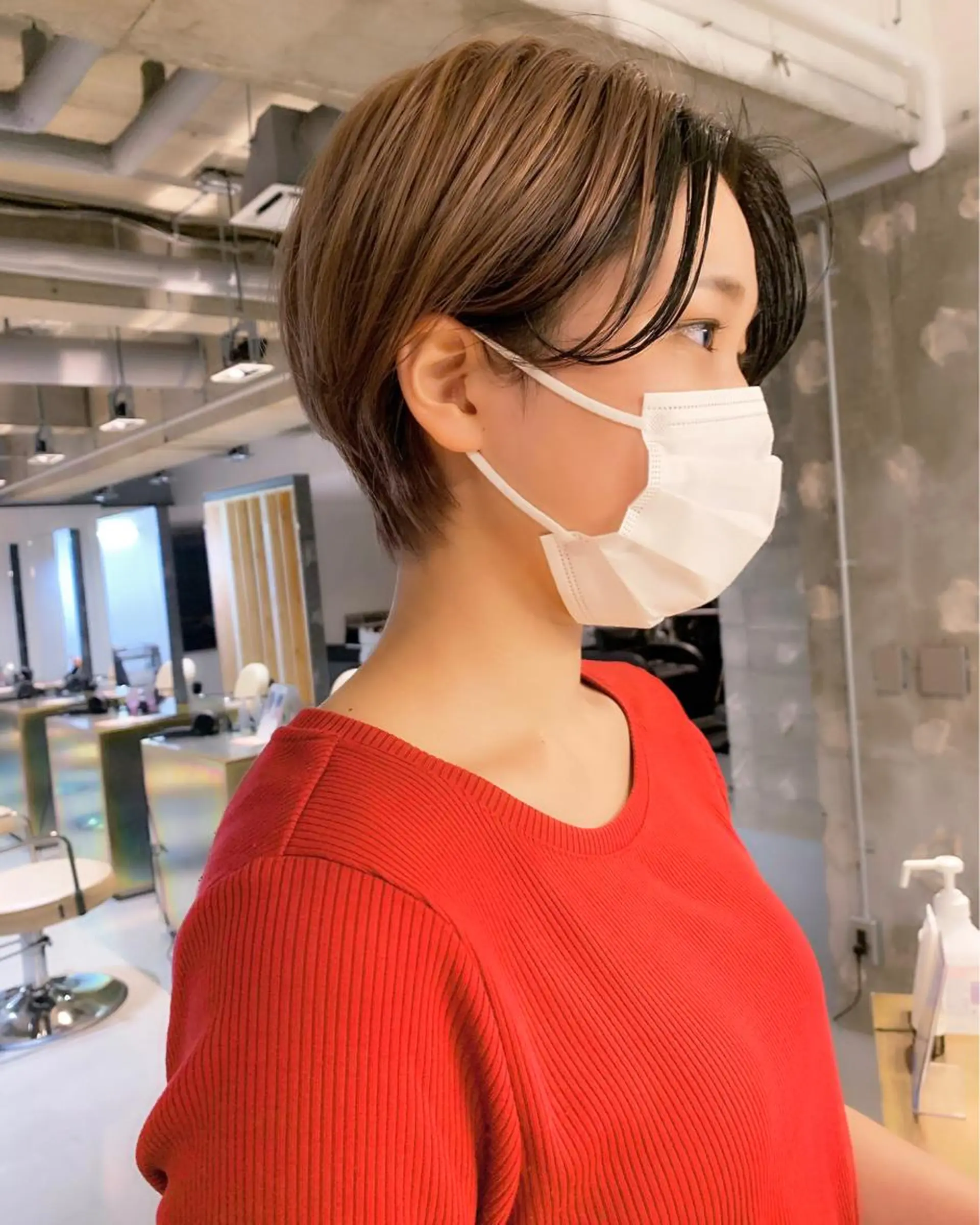 ショート カラー カット ヘアカラー トリートメント tension 【テンション】のヘアスタイル