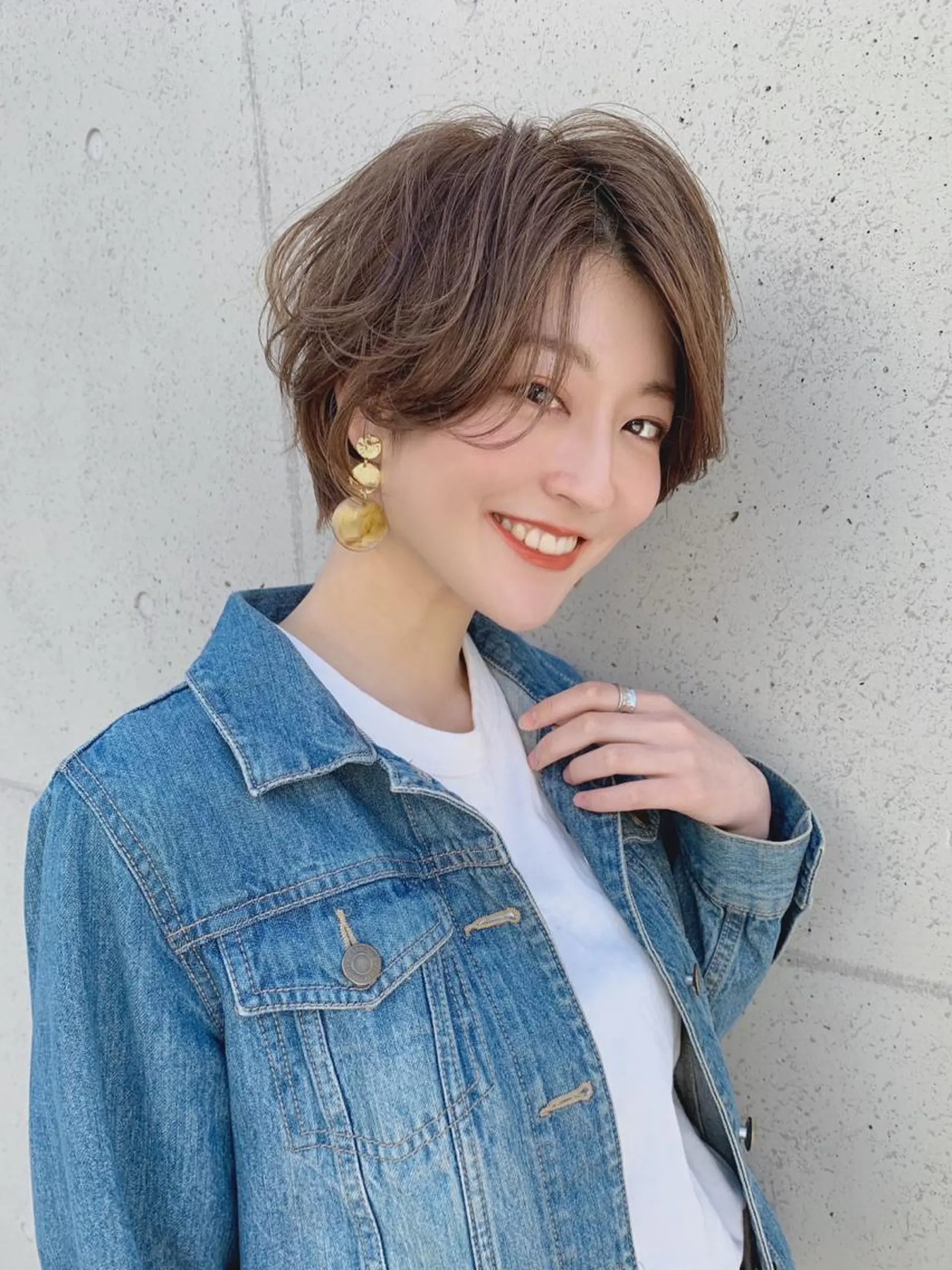 ショート レイヤー/韓国❣️ 髪質改善/e_kiのヘアスタイル