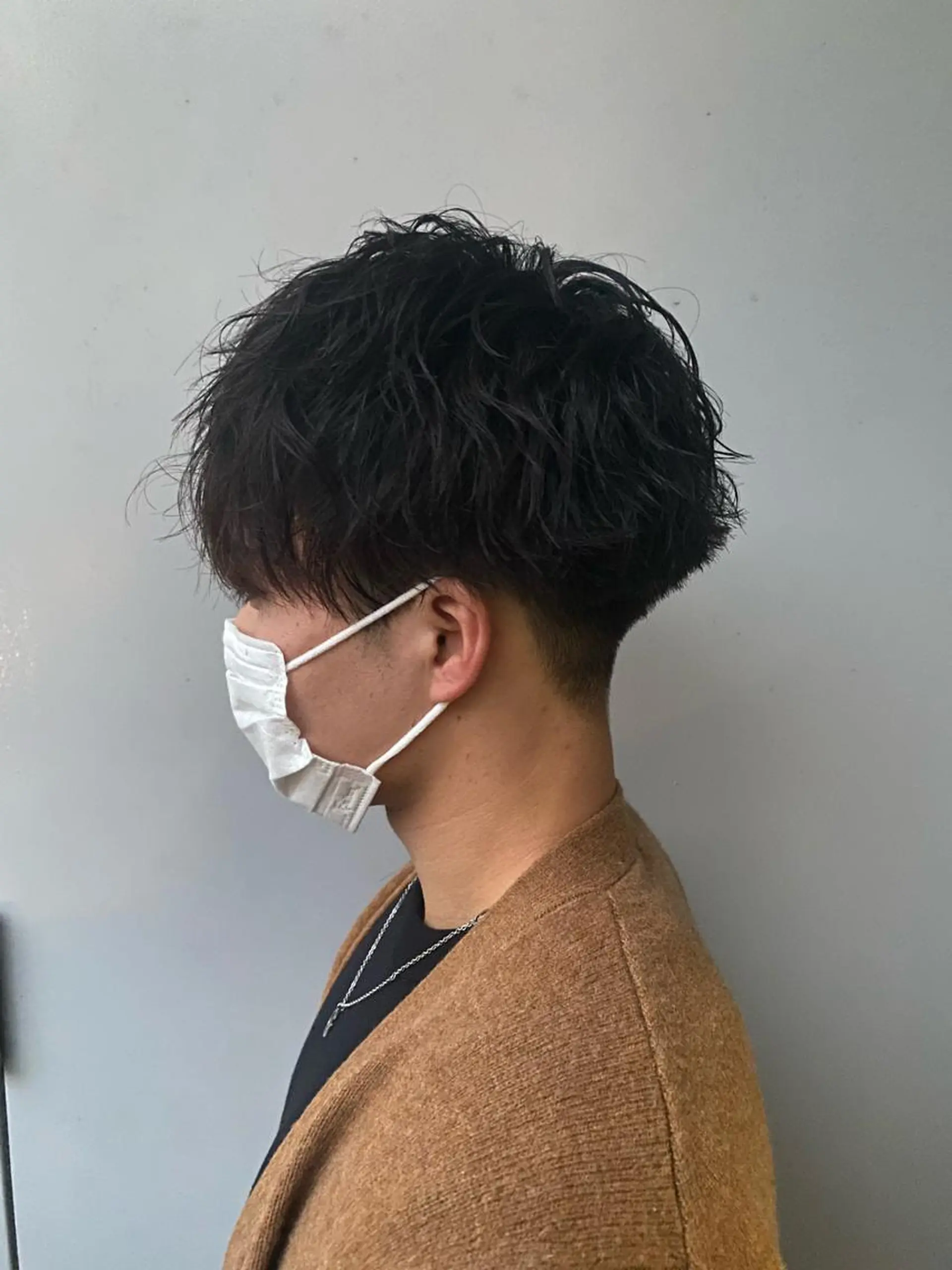 ショート パーマ メンズ 🟦ニュアンス/メン ズパーマ横浜🟦のヘアスタイル