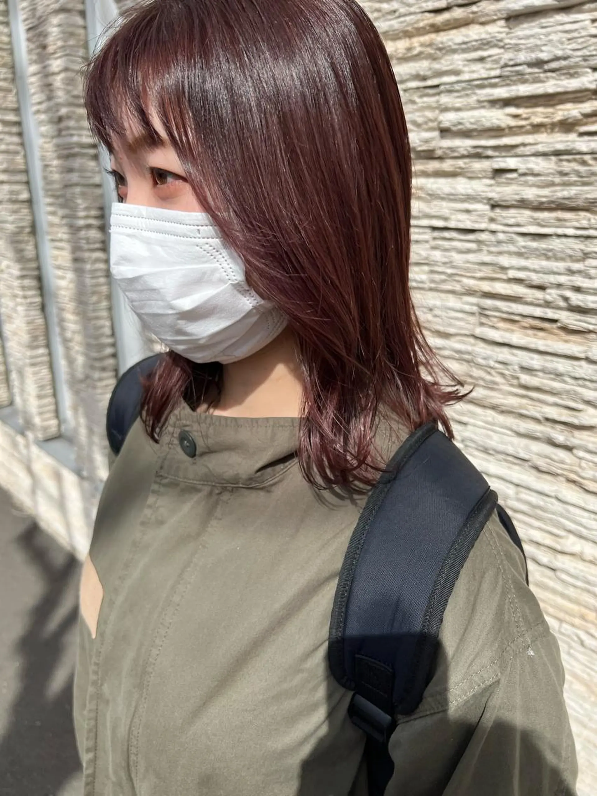 ミディアム 外ハネヘア jjeno所属・kaN./ボブ /髪質改善ストレートのヘアスタイル