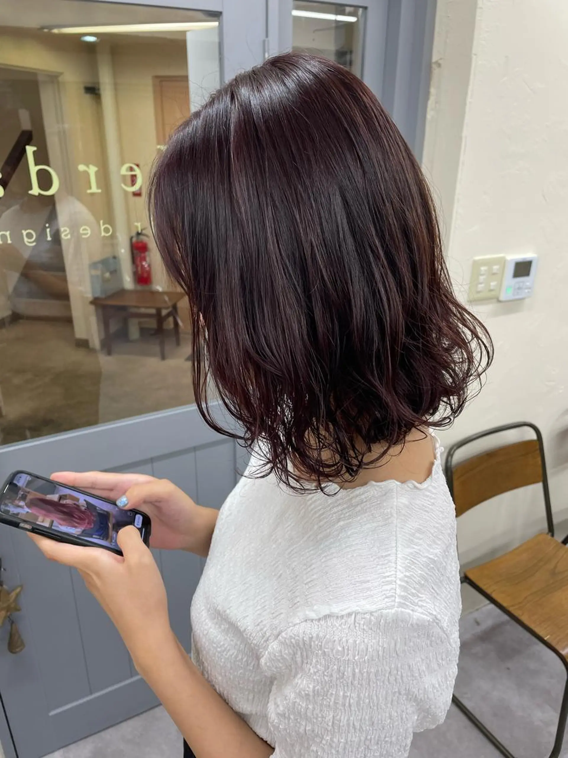 ミディアム カラー ショートカットモデル 🧃Shionのヘアスタイル