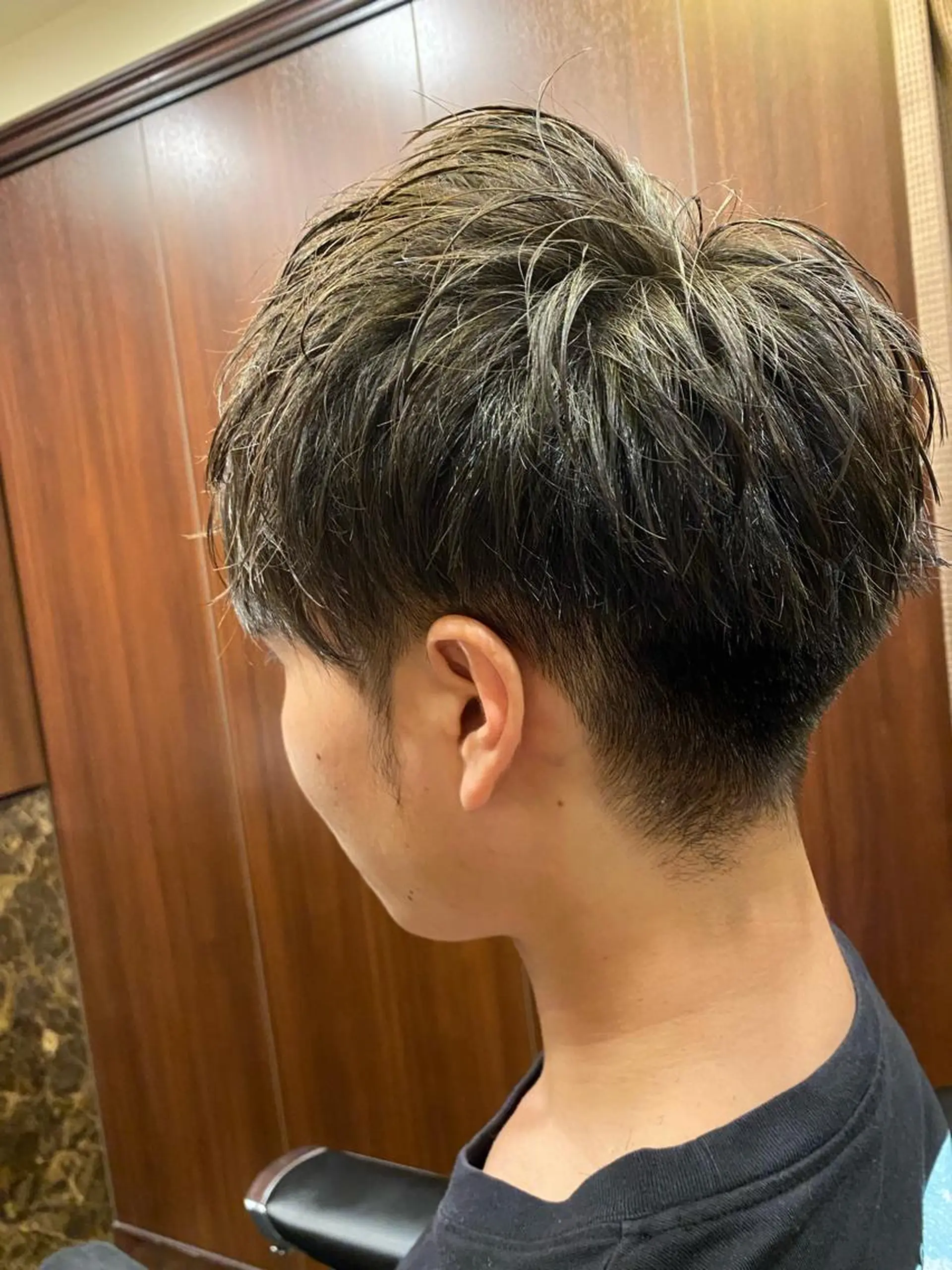 ミディアム 齋藤 大晟のヘアスタイル