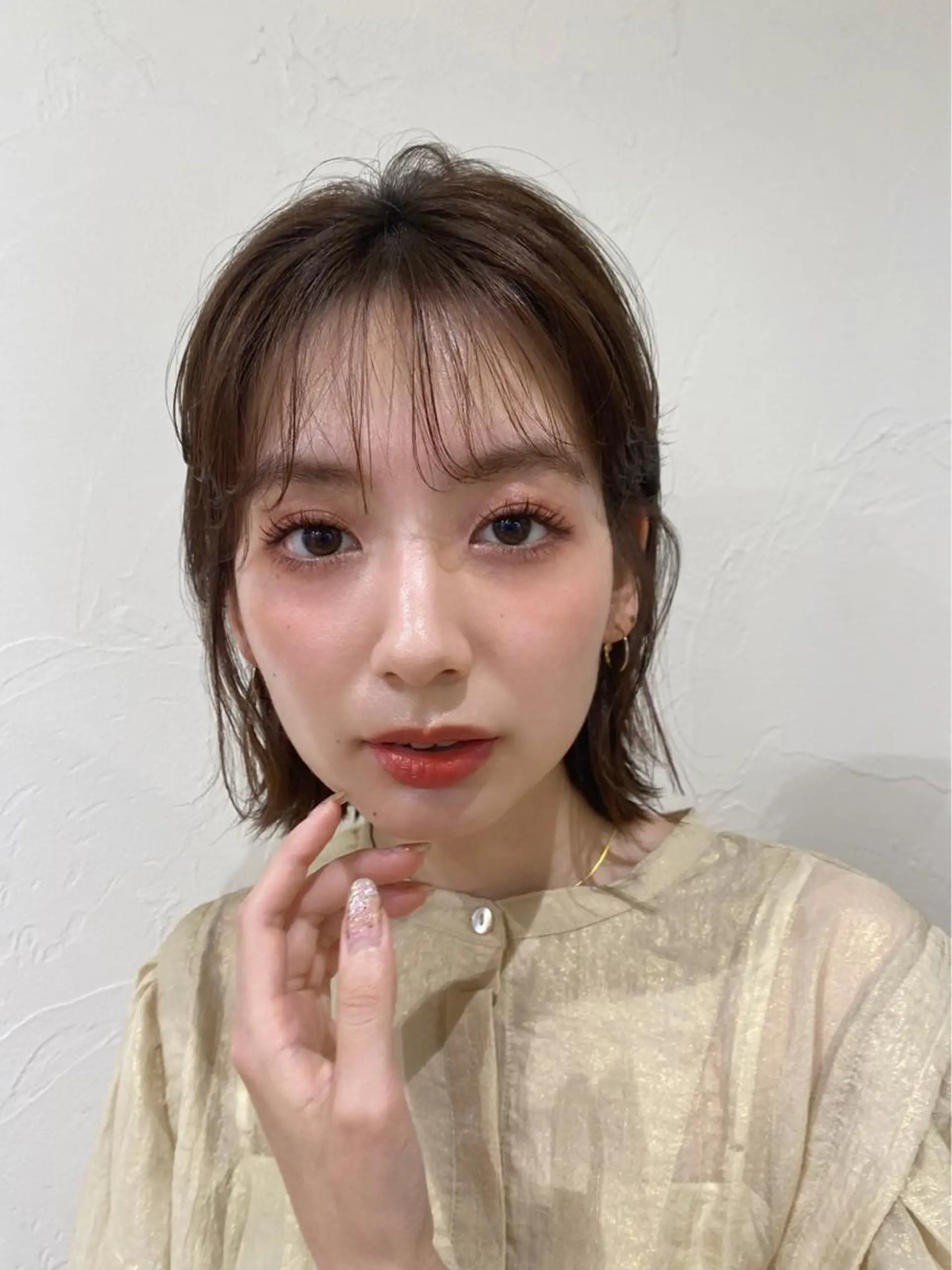 ミディアム ヘアカラー トリートメント 向井 涼太朗のヘアスタイル