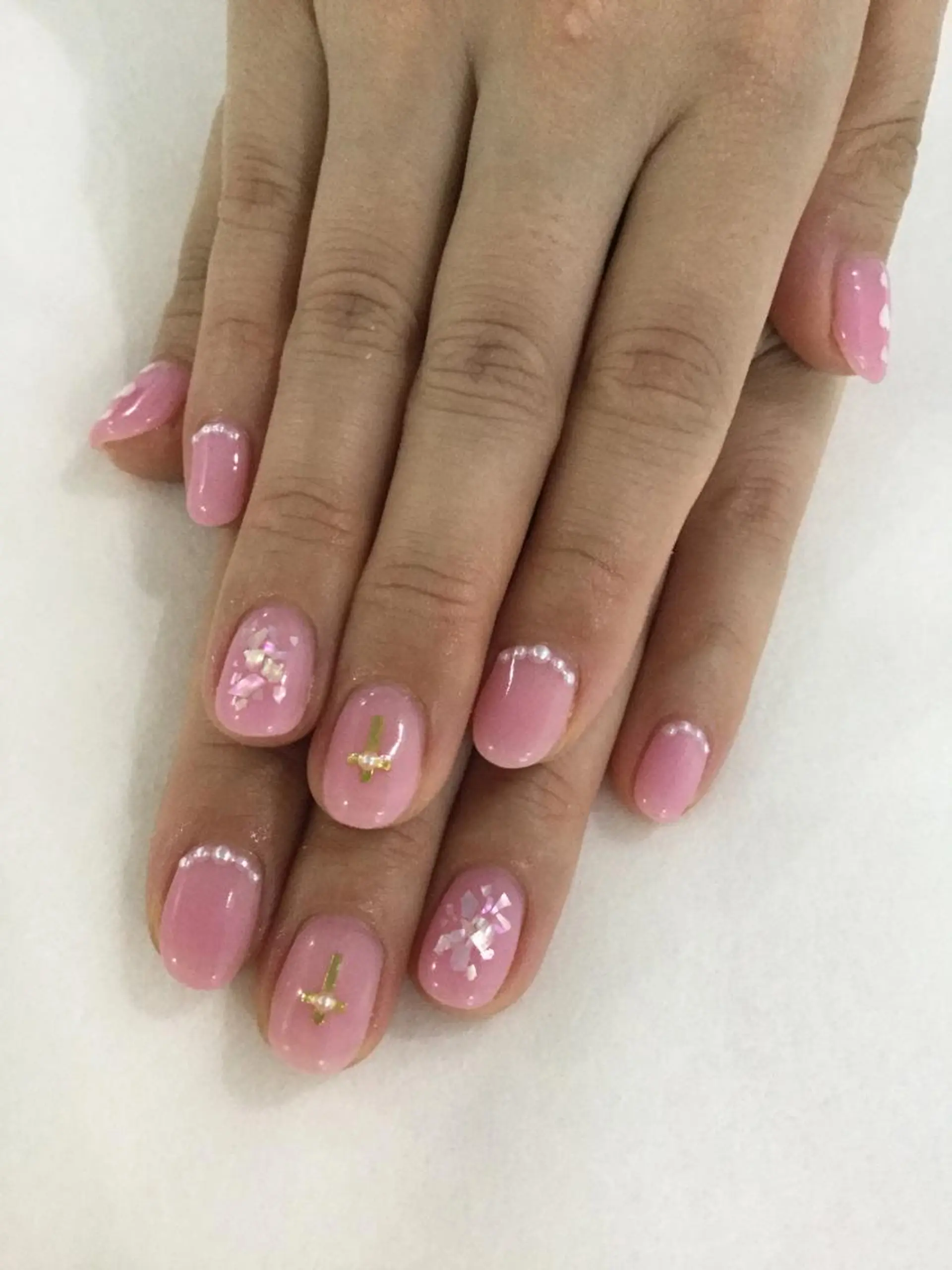 ネイル ハンドネイル 💎🐰 saki. m 🐰💎のネイルデザイン