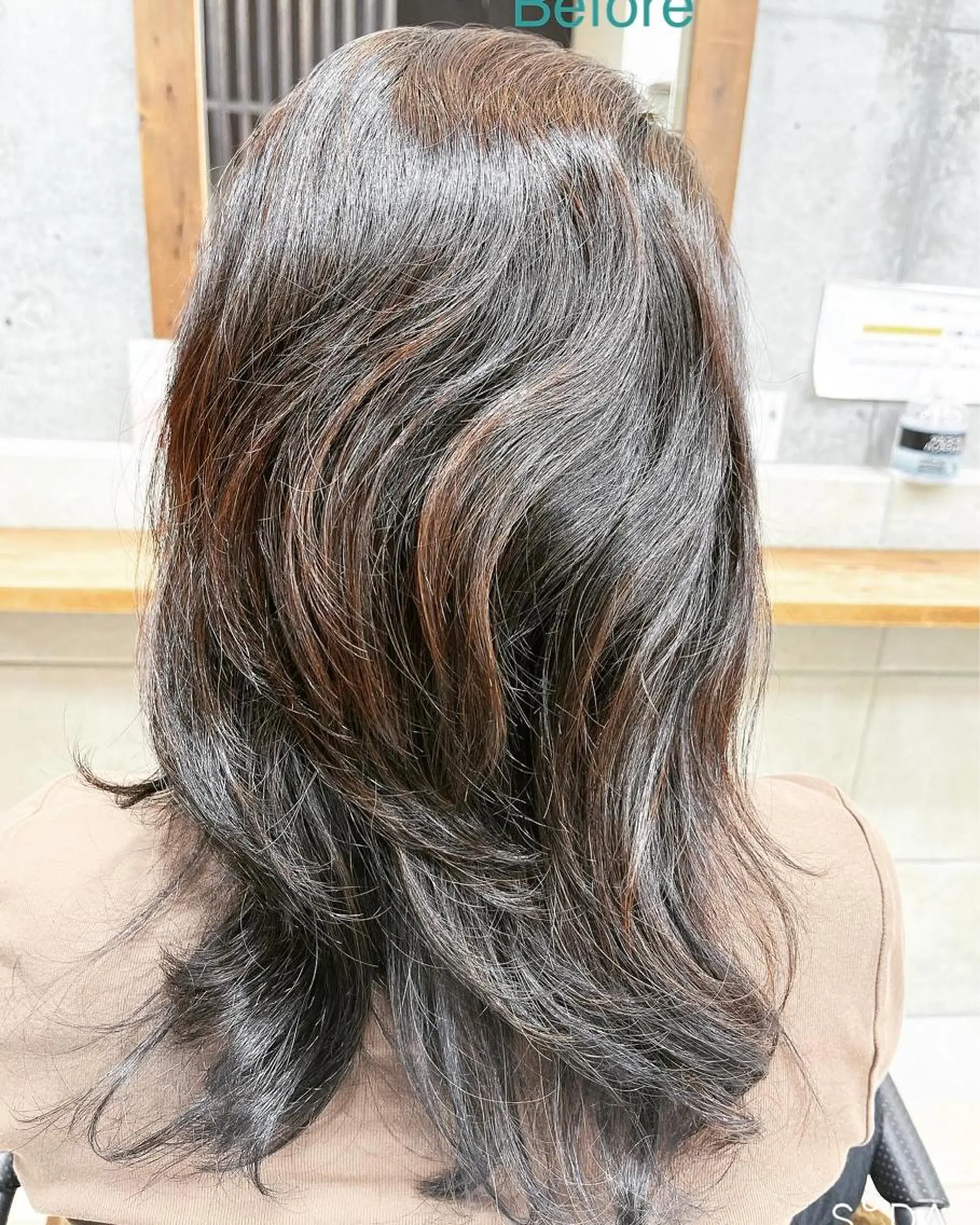 ロング カラー たなか なおのヘアスタイル