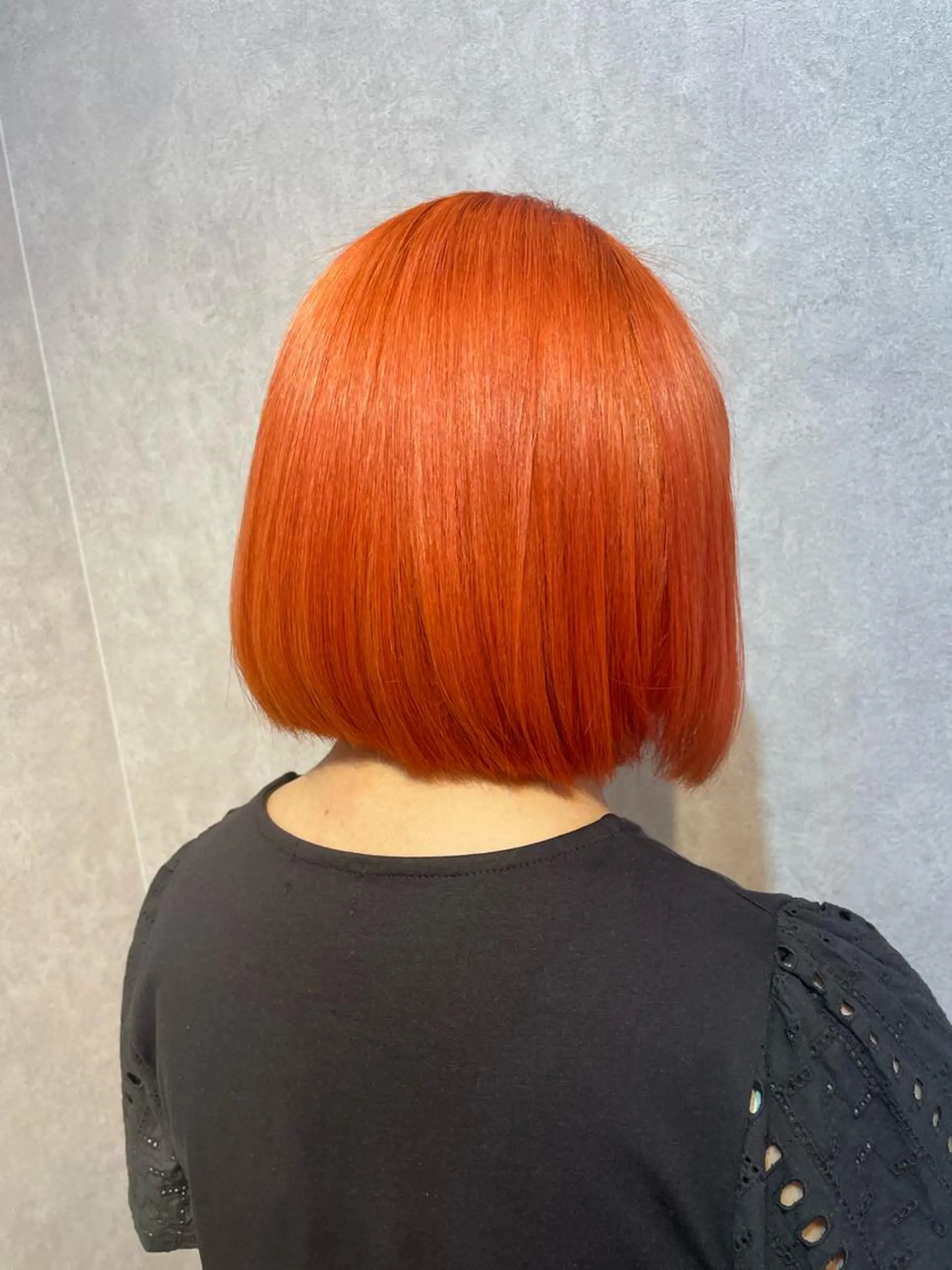 カラー オレンジ K Kenのヘアスタイル
