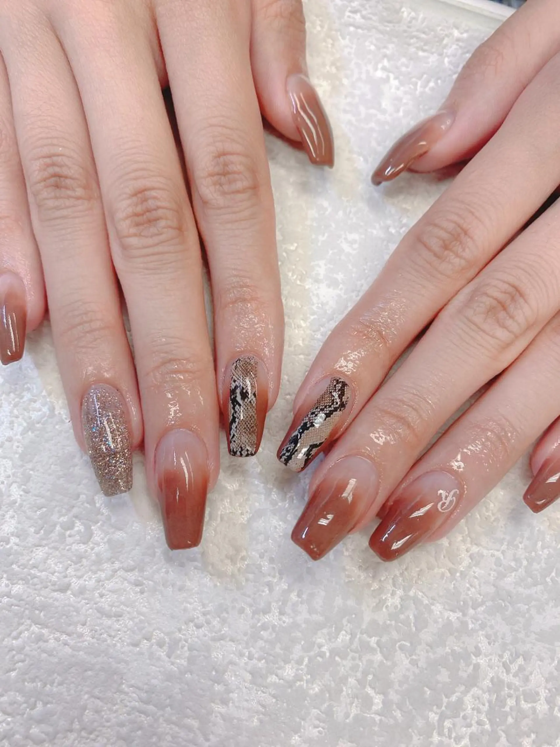 ミディアム JNA認定講師🌸 RIEのネイルデザイン