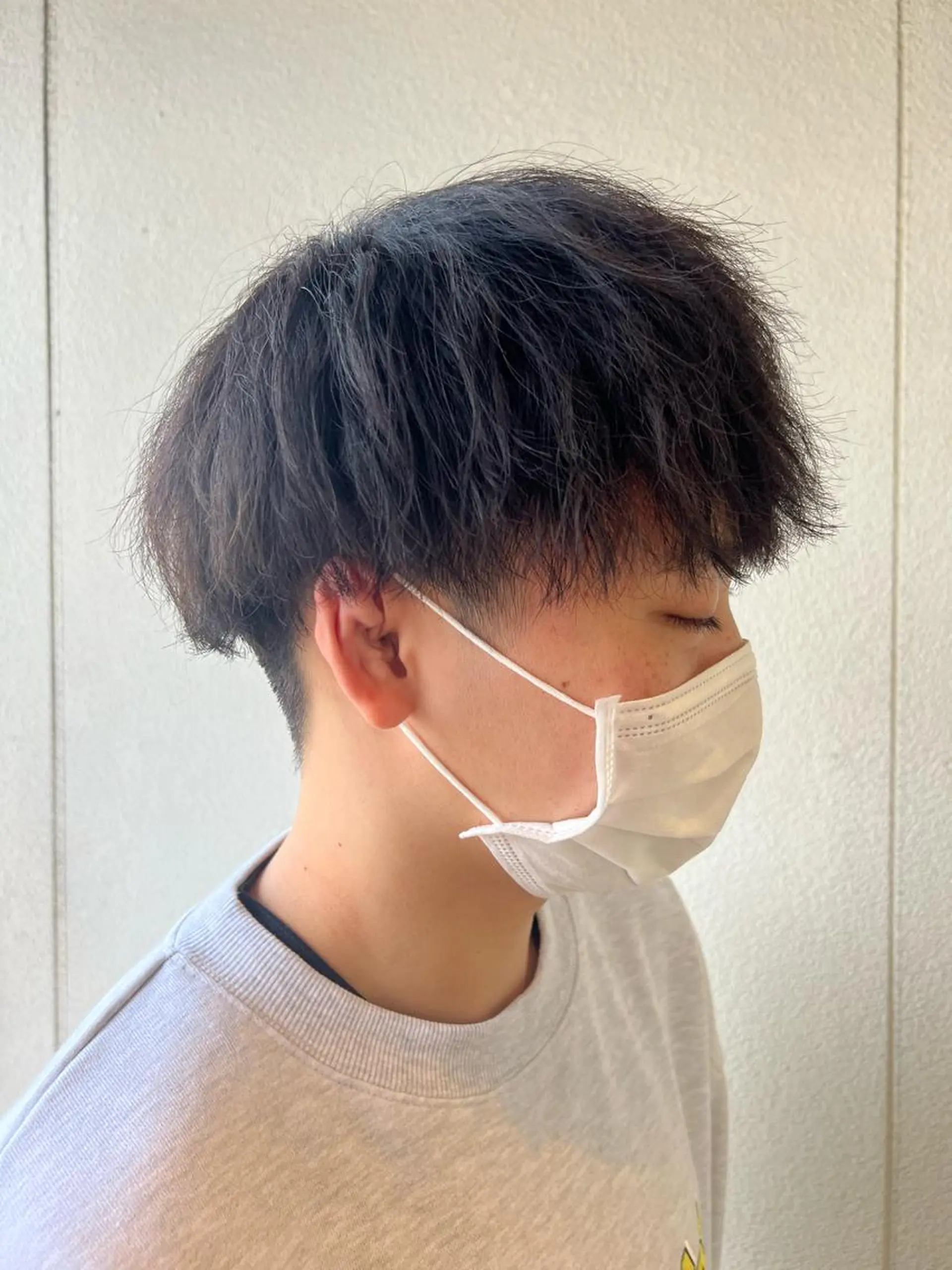 パーマ メンズ 南 妃那のヘアスタイル