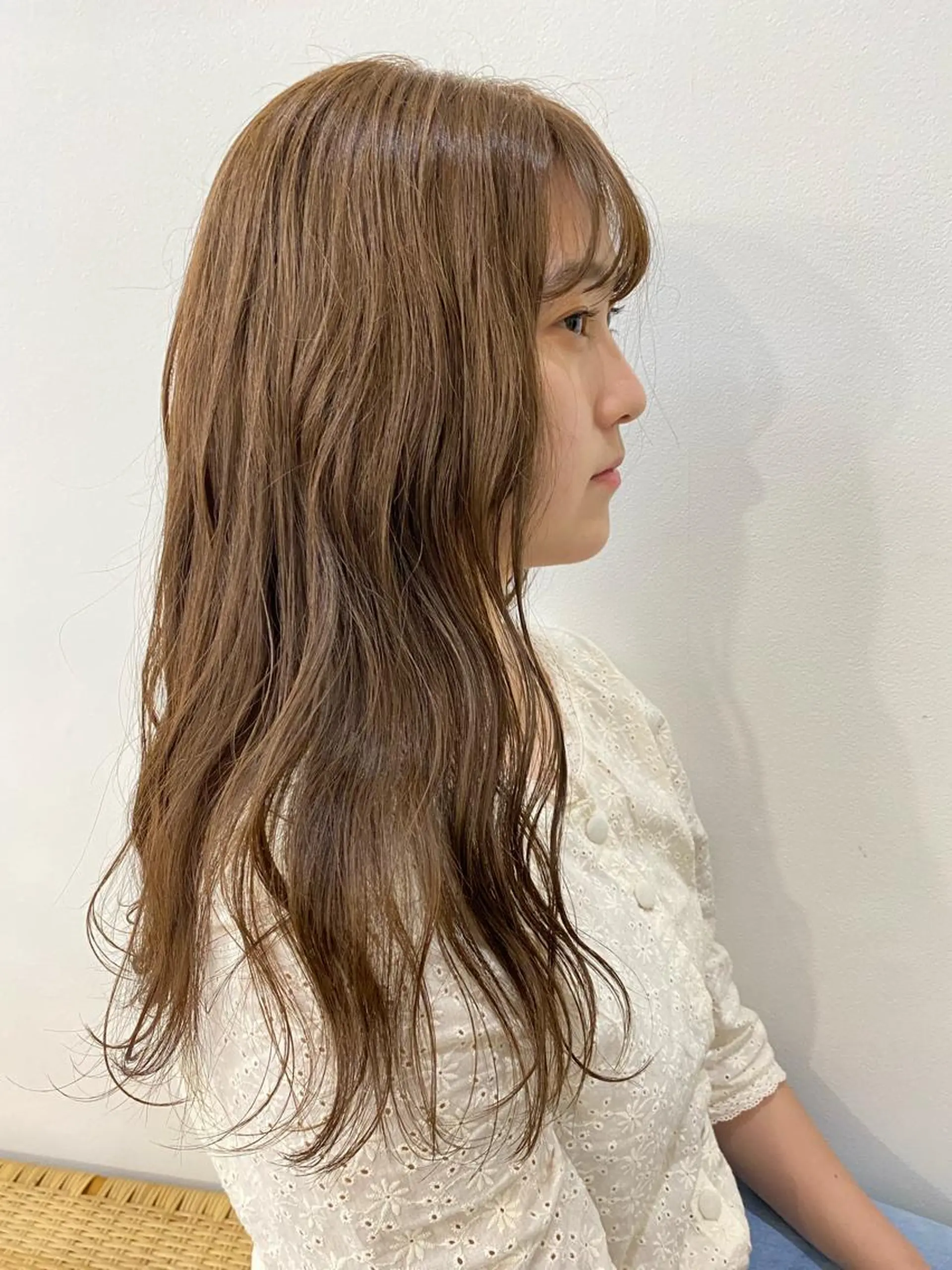 ロング カラー ベージュカラー ブリーチ ダブルカラー ブリーチなしカラー ヘアカラー 透明感カラー🫧 nanohaのヘアスタイル