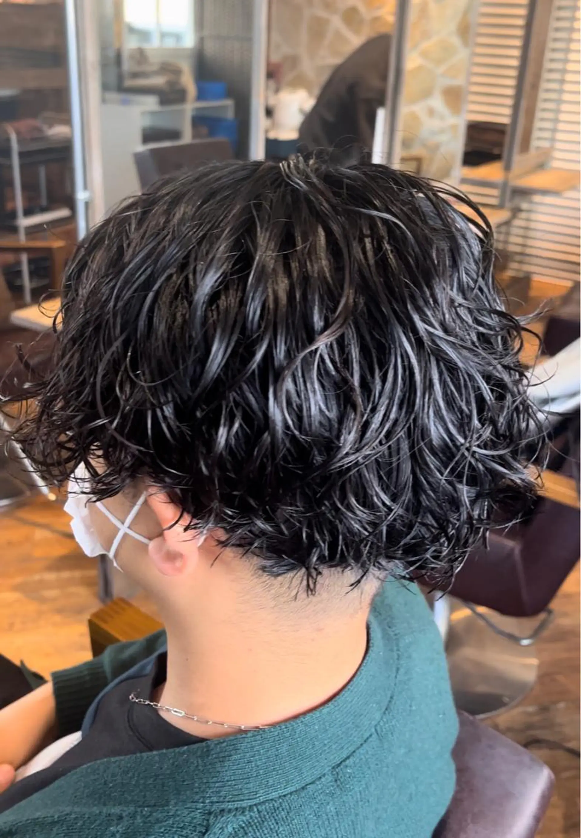 パーマ メンズ 秋澤 楓のヘアスタイル