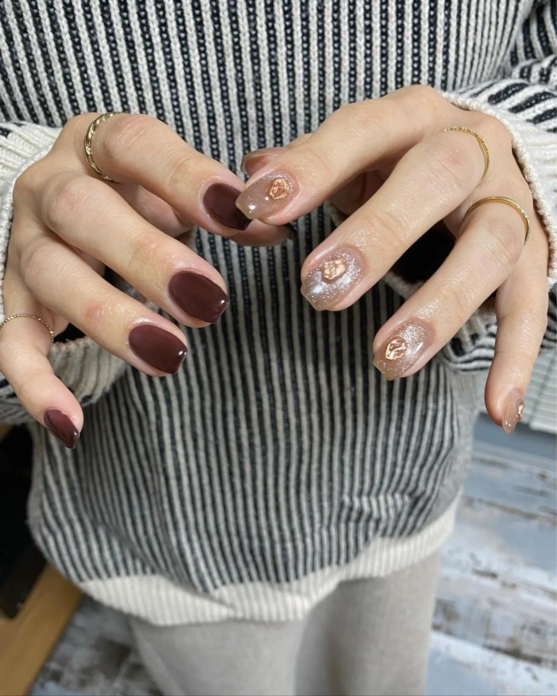 ネイル ハンドネイル 𝑡𝑖𝑎𝑚𓂃 きむらゆきののネイルデザイン