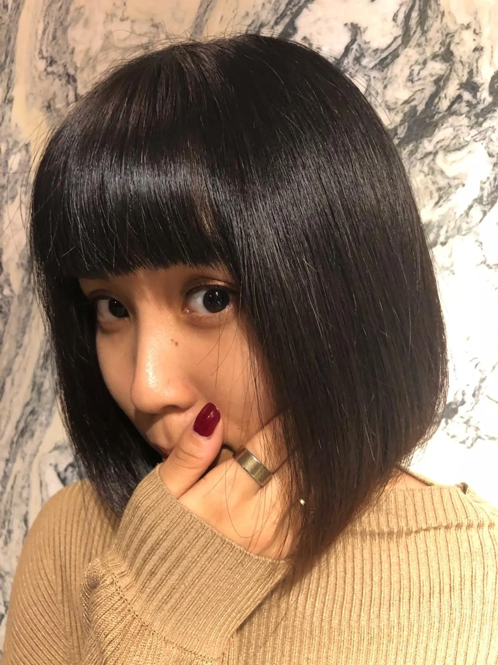 ショート 藤井 さと実のヘアスタイル