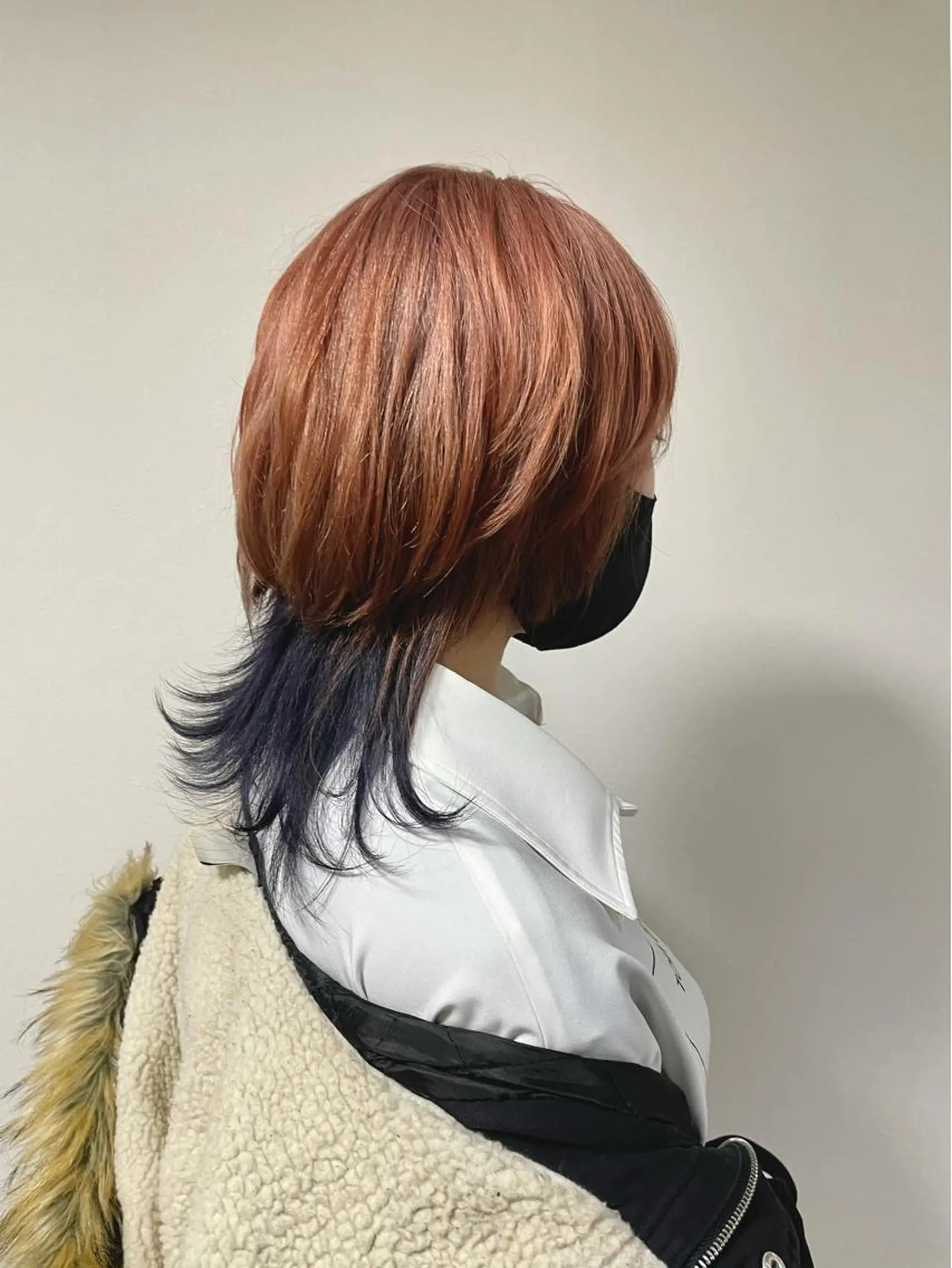 セミロング ウルフカット 艶髪カラー& トリートメント　松村のヘアスタイル