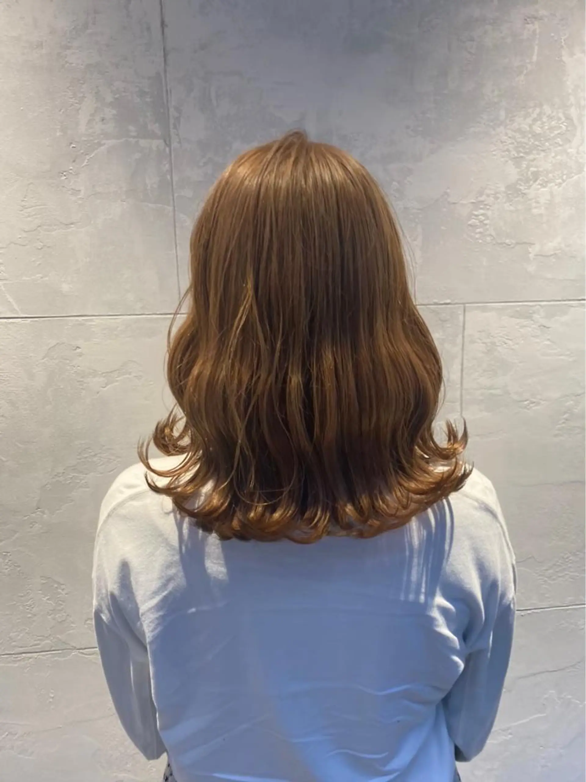 ロング カット ヘアカラー トリートメント 浜野 真貴のヘアスタイル