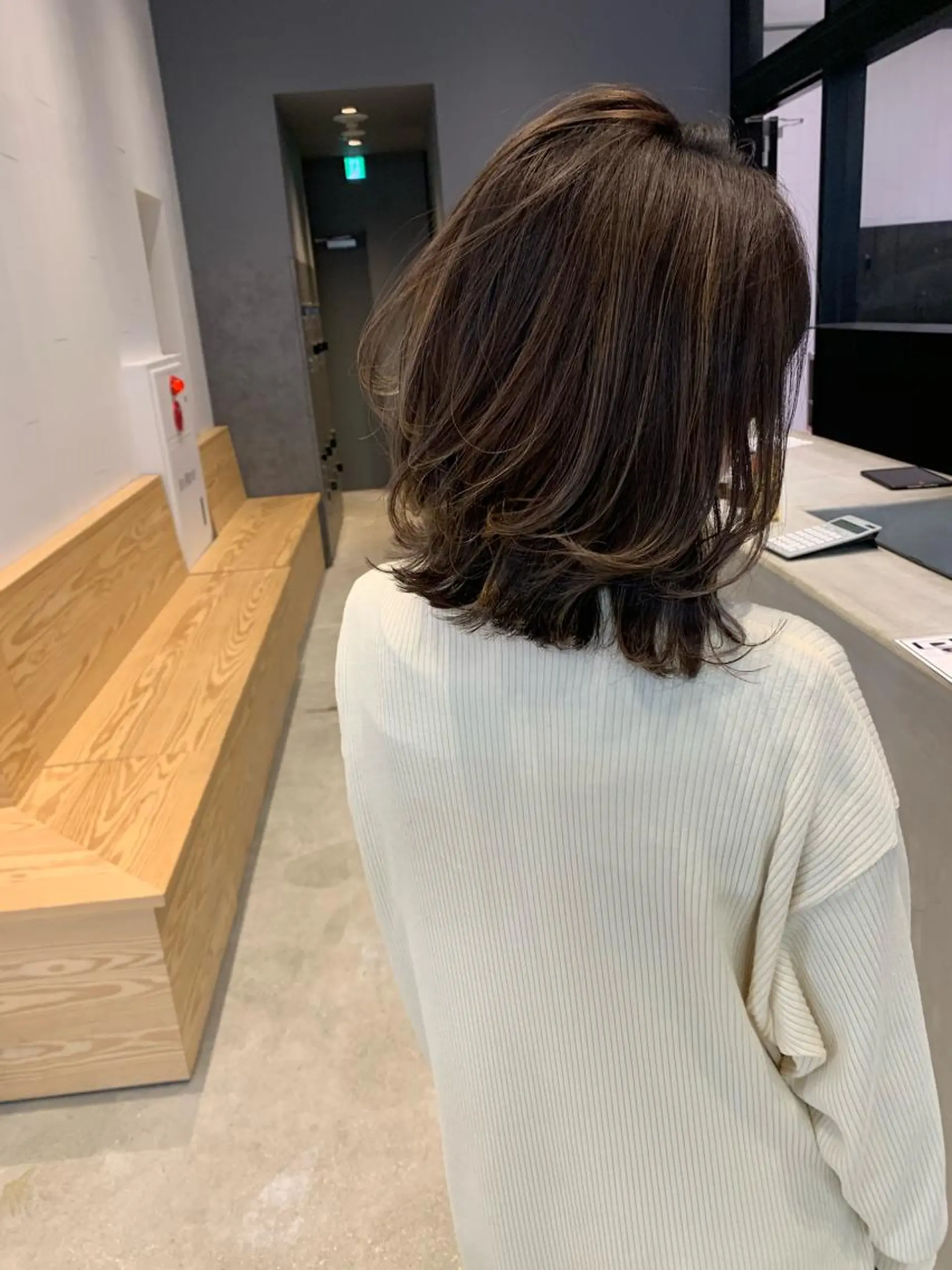 ミディアム yui .のヘアスタイル