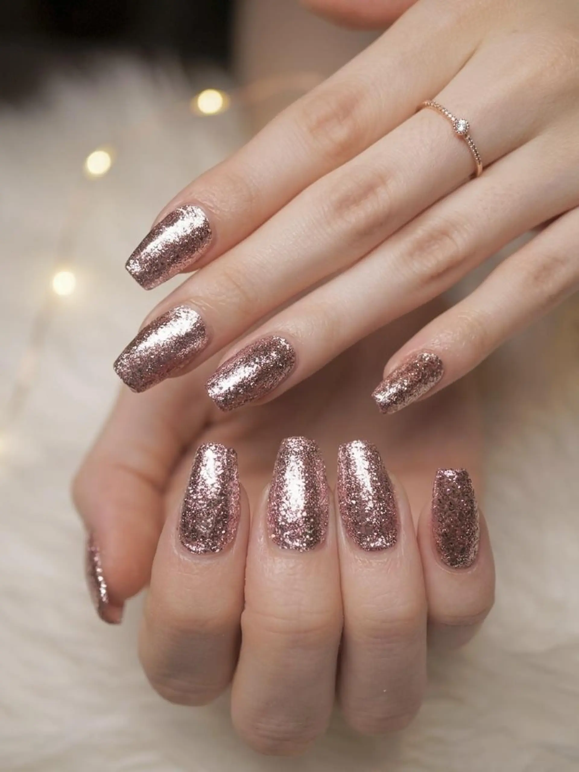 ネイル キラキラネイル ラメ(グリッター) ワンカラーネイル ハンドネイル UNABOMBA (24時間営業)のネイルデザイン