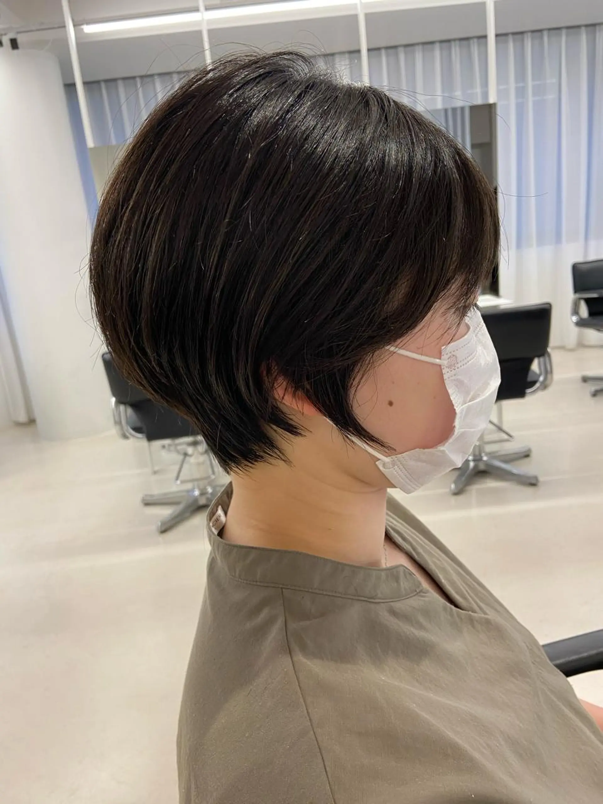 ショート 髪質改善カラー✨質感 ショート✨石山航のヘアスタイル