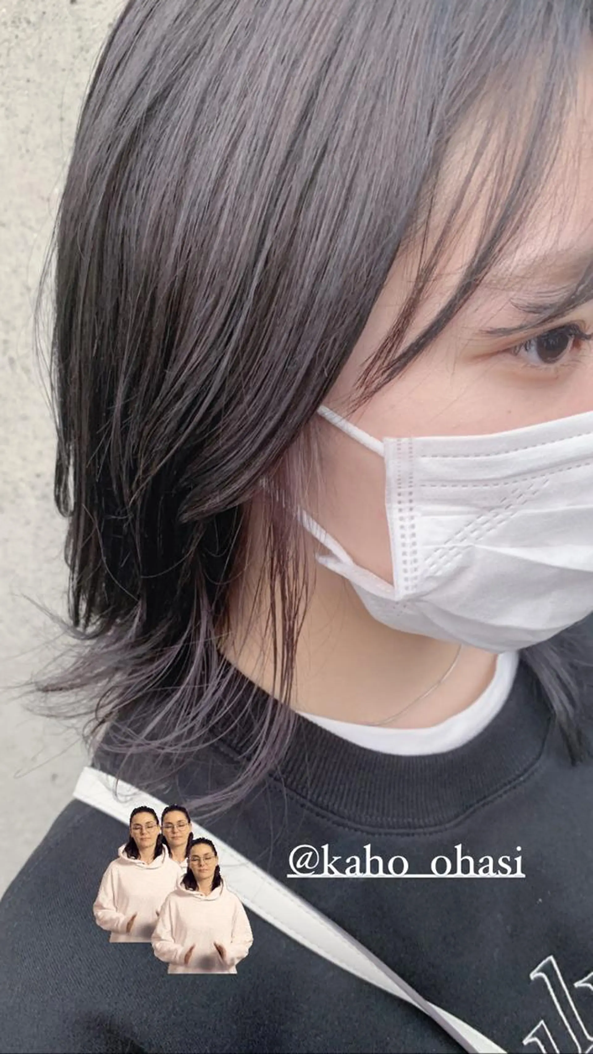 ミディアム 失敗しないパーマ 稲葉/草薙のヘアスタイル