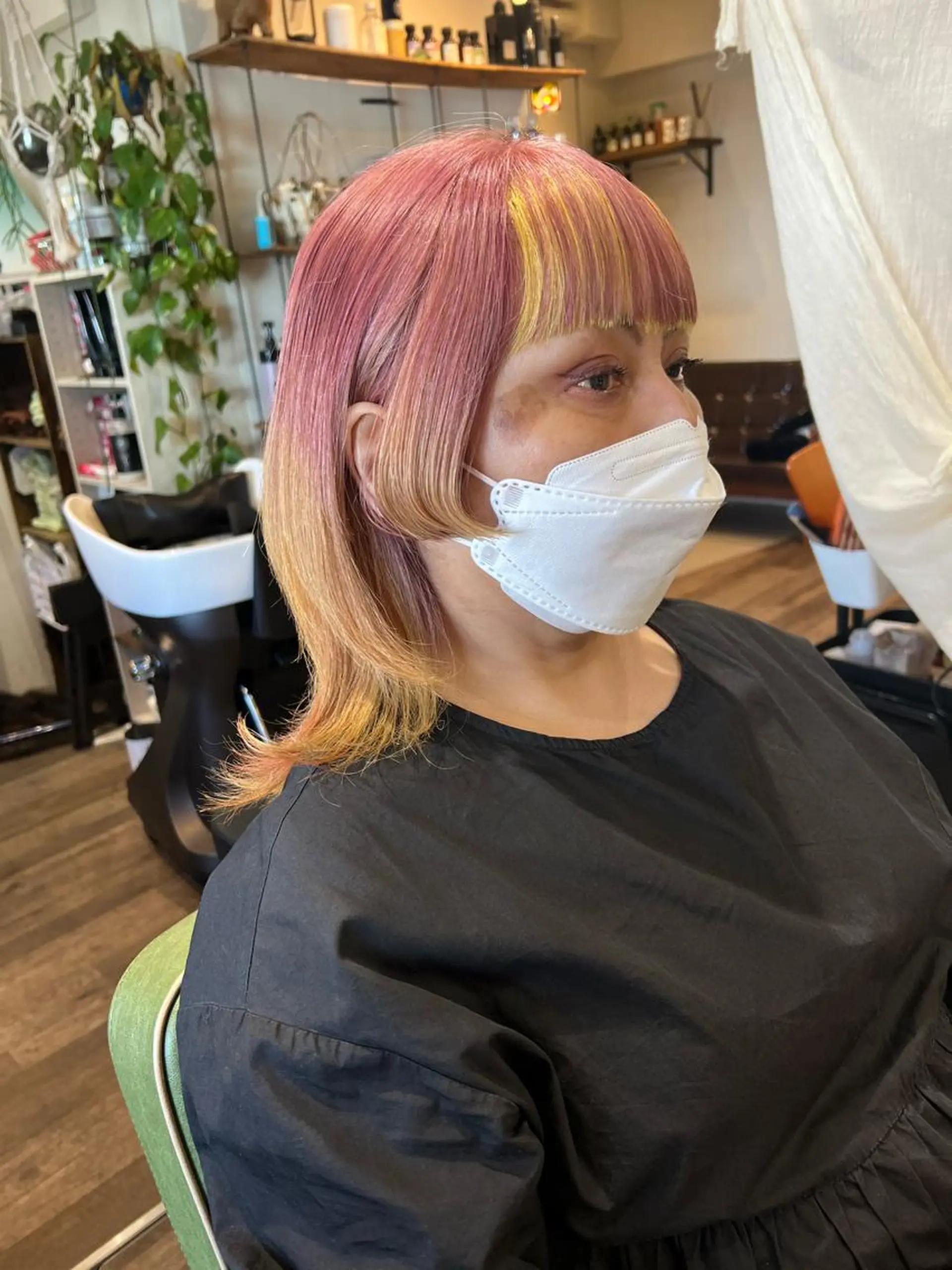 ミディアム カラー カラーパティシエ facce🌼ikoのヘアスタイル