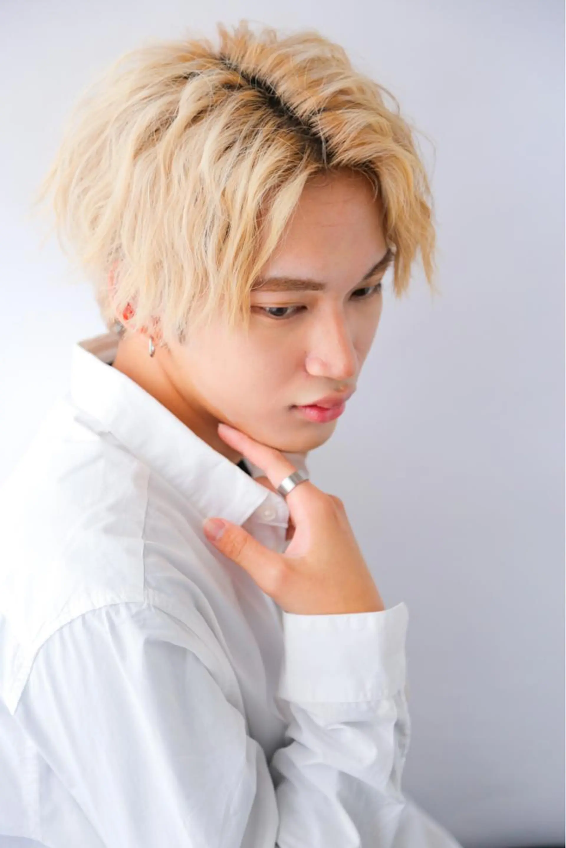 ショート カラー メンズ メンズパーマ メンズ特化ryoのヘアスタイル