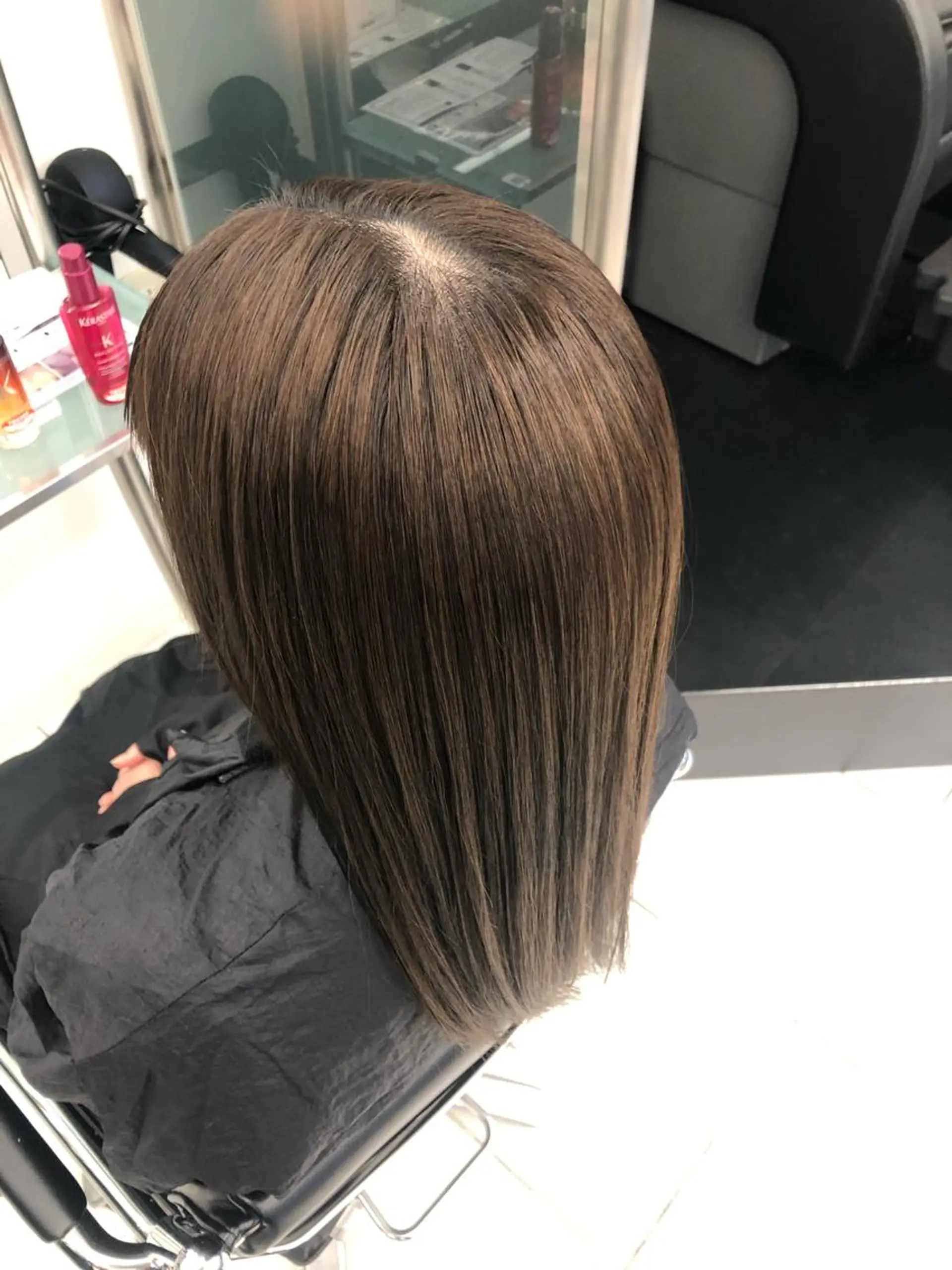 ロング カラー 平田 勘吉のヘアスタイル