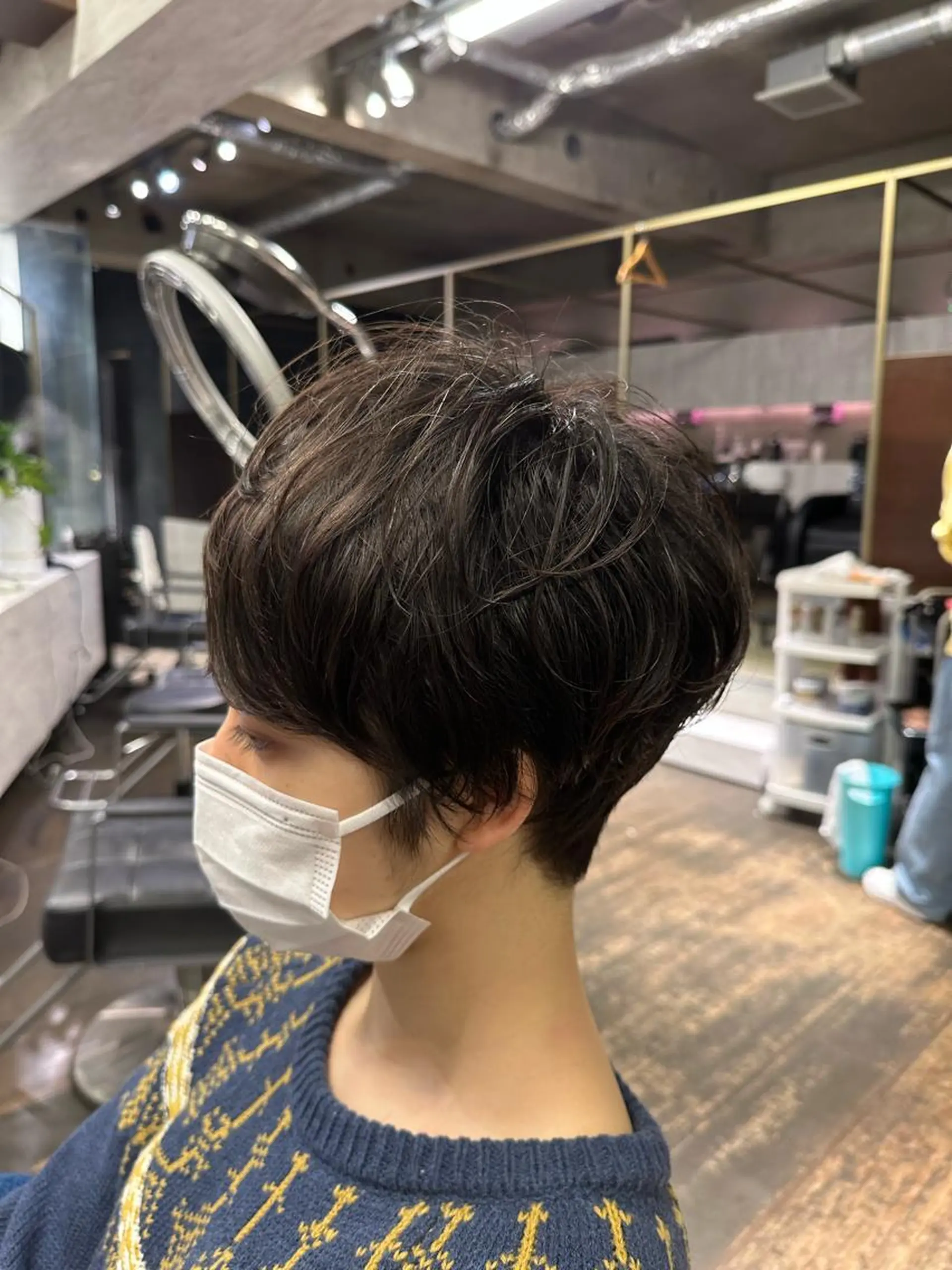 ショート パーマ ROBBY所属・土戸　空 /似合わせカットのヘアスタイル