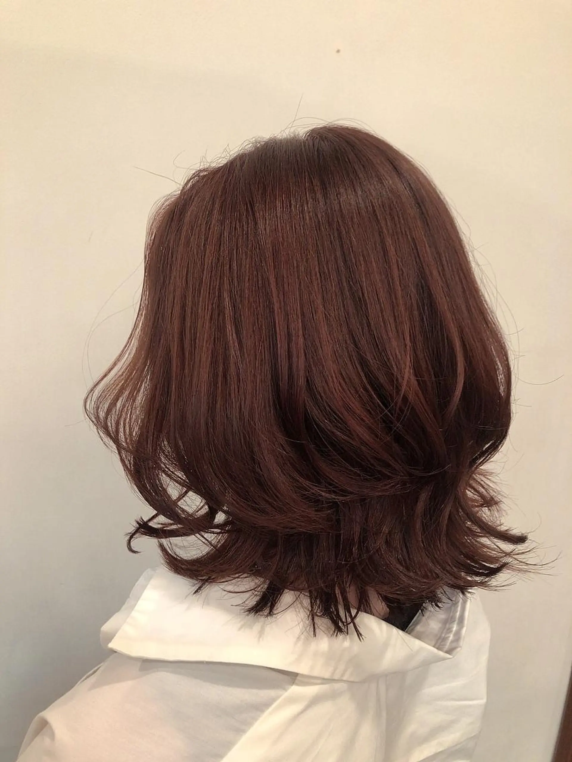 ミディアム カラー ヘアアレンジ ピンクカラー ロングレイヤー 🤍山内　飛鳥🤍のヘアスタイル