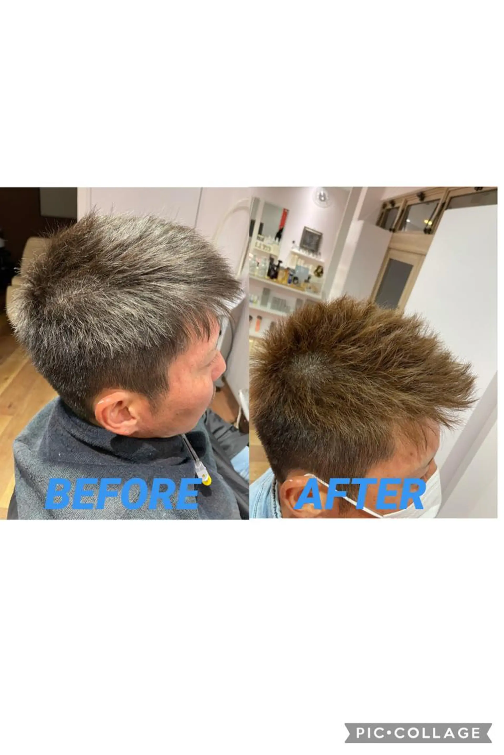 メンズ ツーブロック カット パーマ 長屋 裕也のヘアスタイル