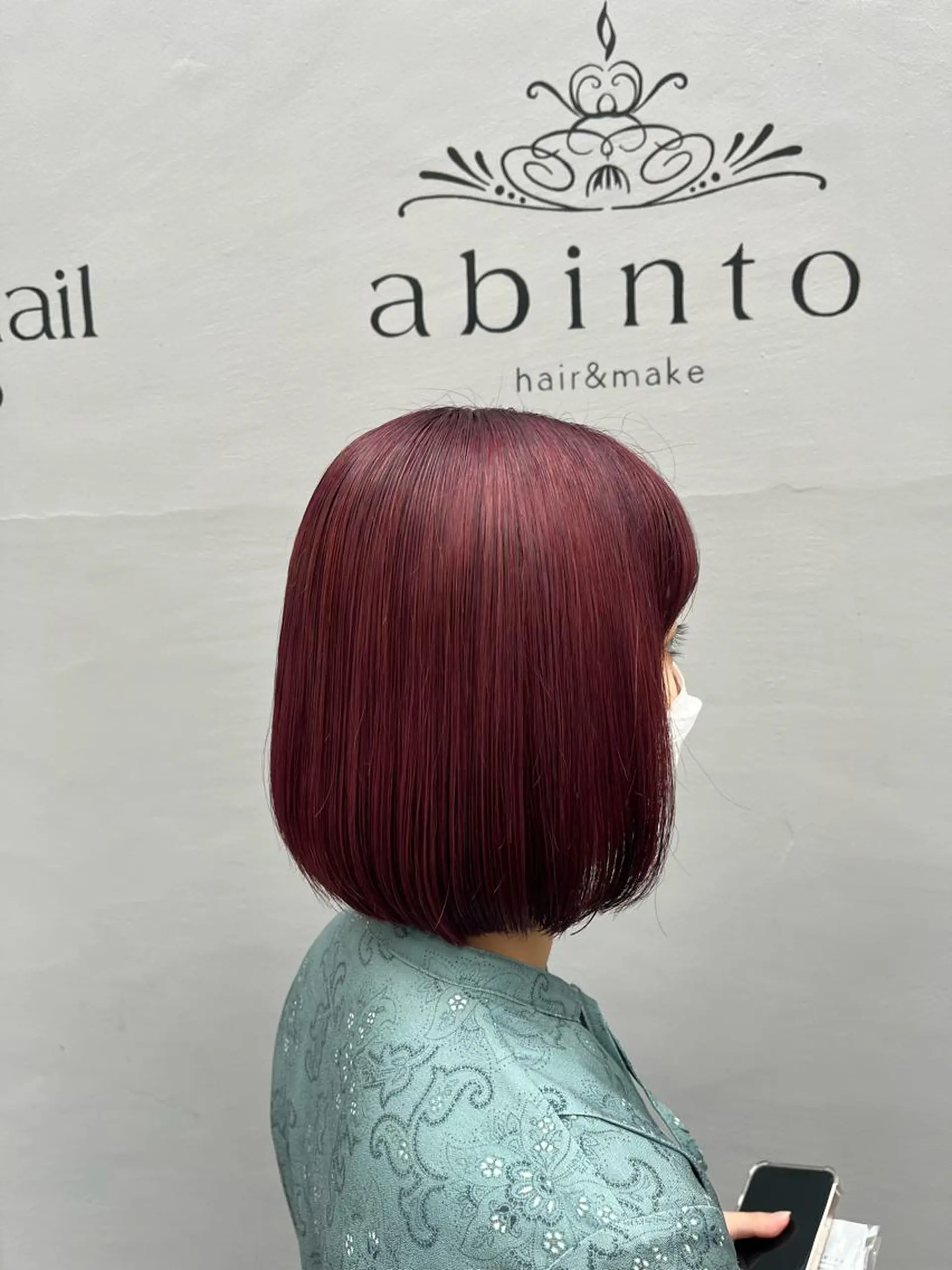 ショート ツヤカラー🫧Sae ネイルモデル募集中のヘアスタイル