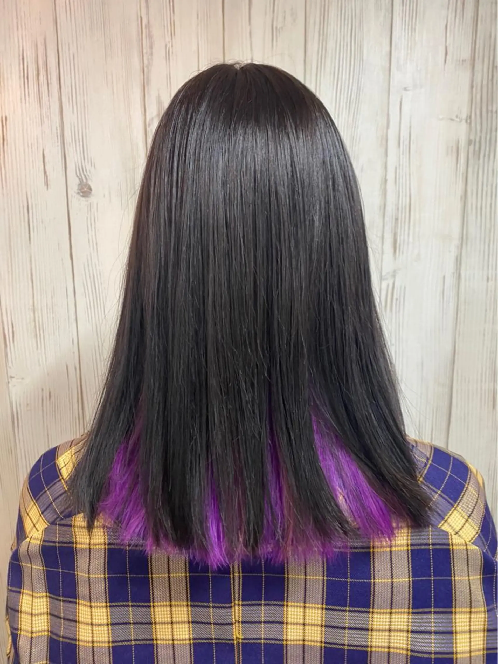 ミディアム ヘアカラー ヲタク美容師 店長　上原のヘアスタイル