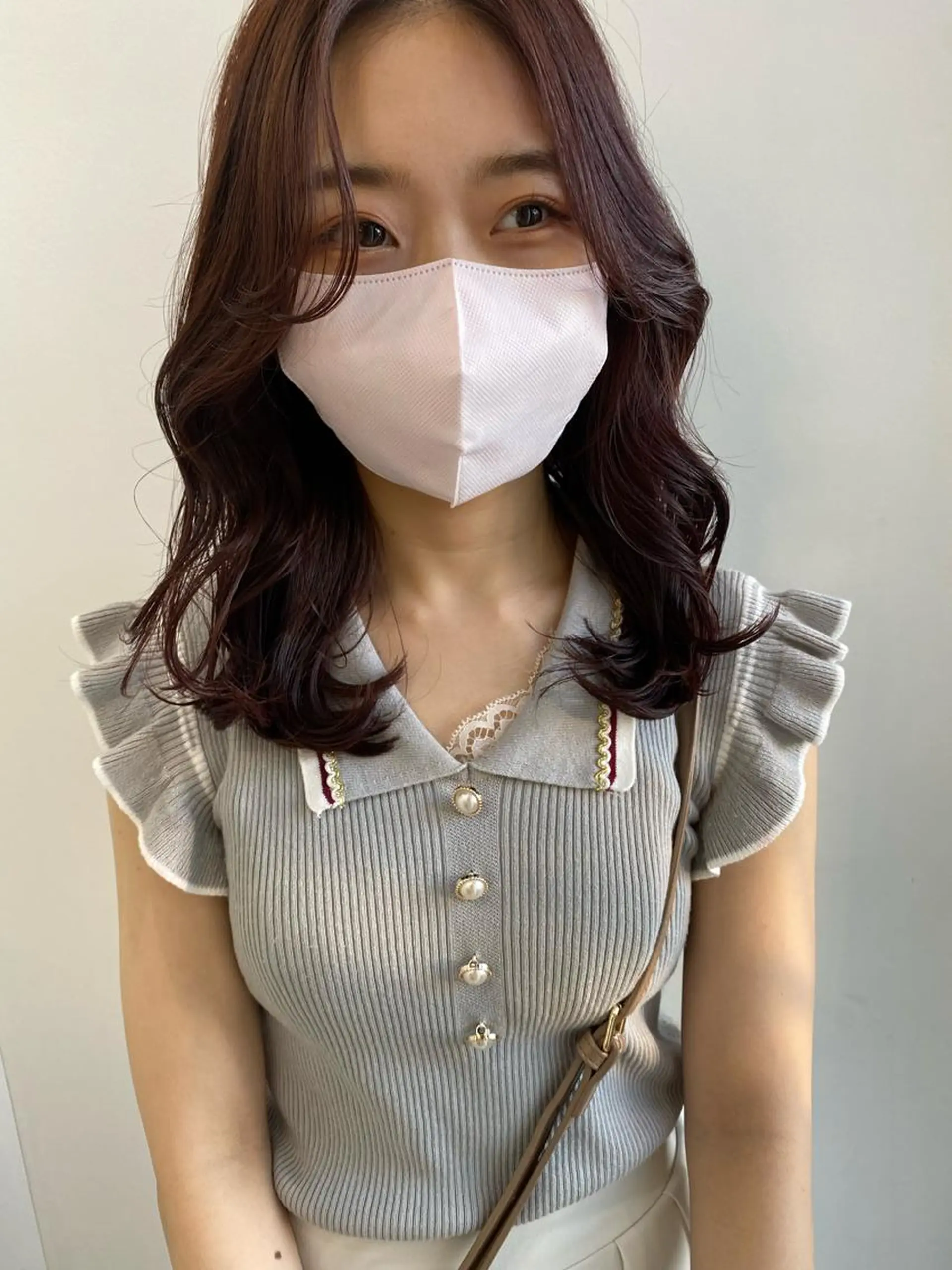 セミロング カラー 韓国風ヘア ヒラノホナミ 🫧髪質改善🫧のヘアスタイル