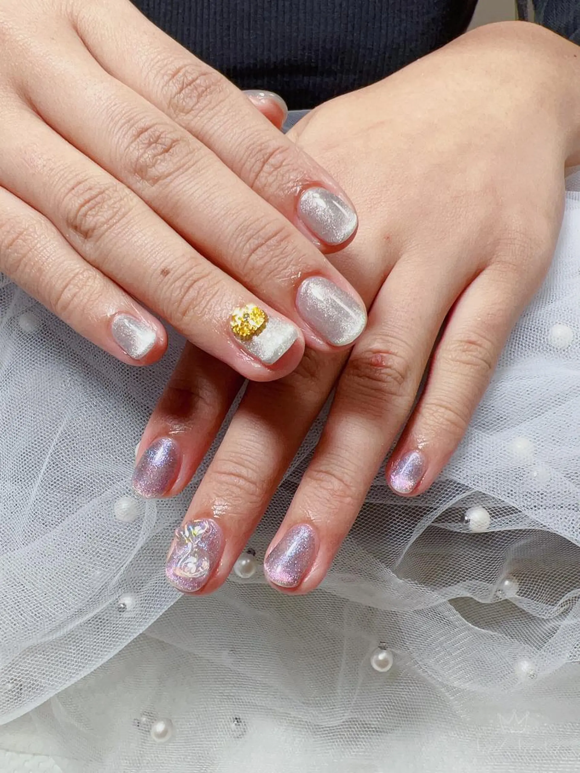 ショート カラー ネイル ハンドネイル Nail NaNaのネイルデザイン