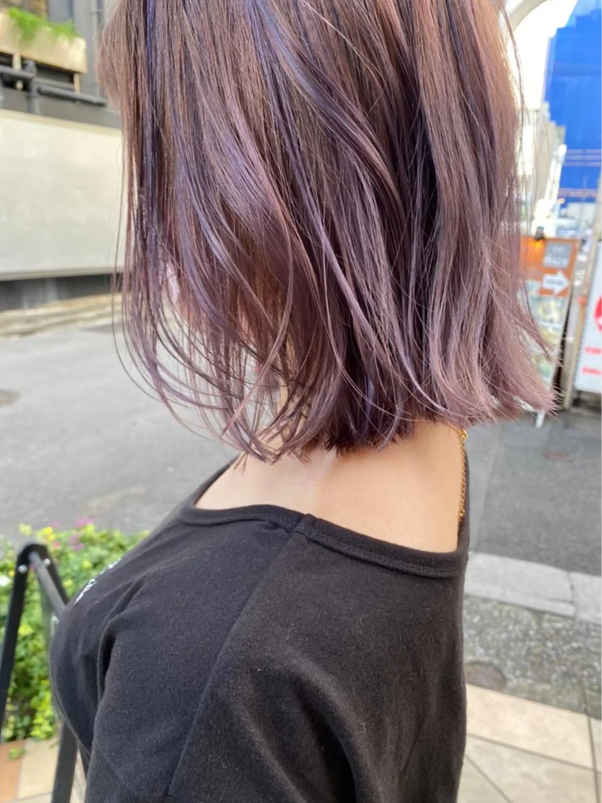 ミディアム カラー ハイトーン/アレンジ 🎀アオイ🎀のヘアスタイル