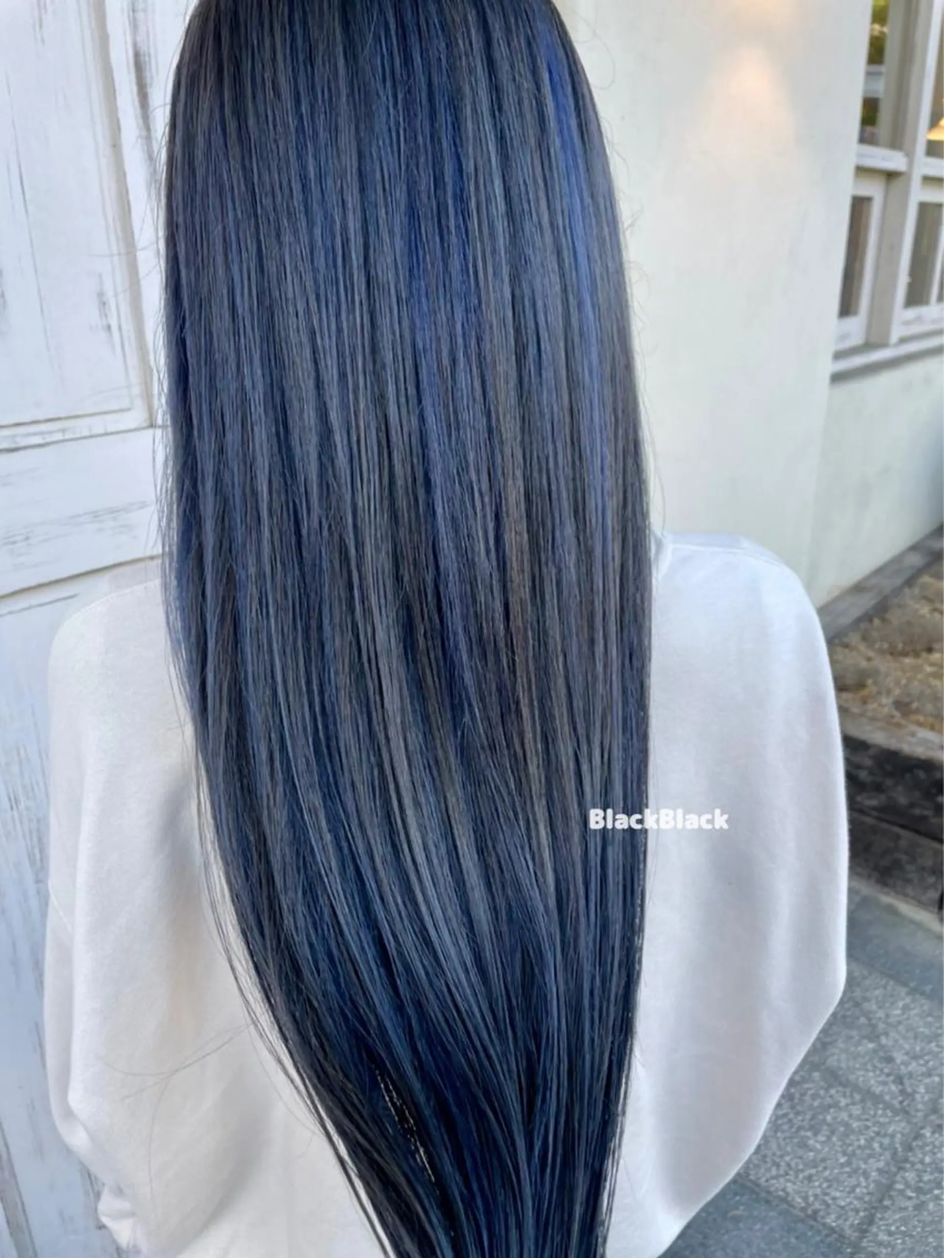 ロング カラー 縮毛矯正 Saako/髪質改善 /耳つぼジュエリーのヘアスタイル