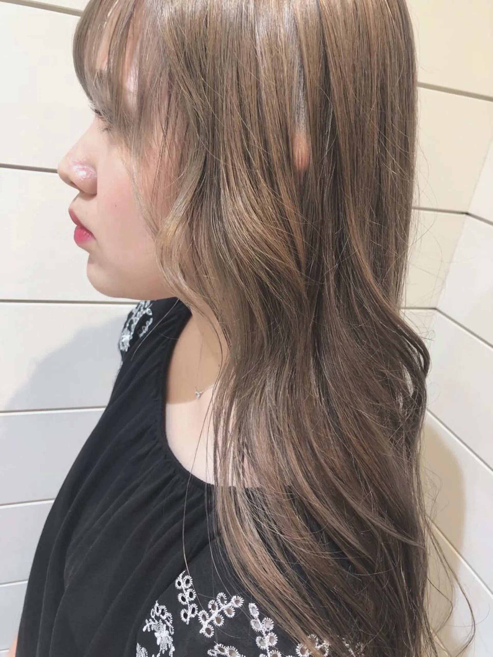 ロング カラー ベージュカラー 透明感カラー 赤み消し/透明感 🪽◝✩ 武者春花のヘアスタイル