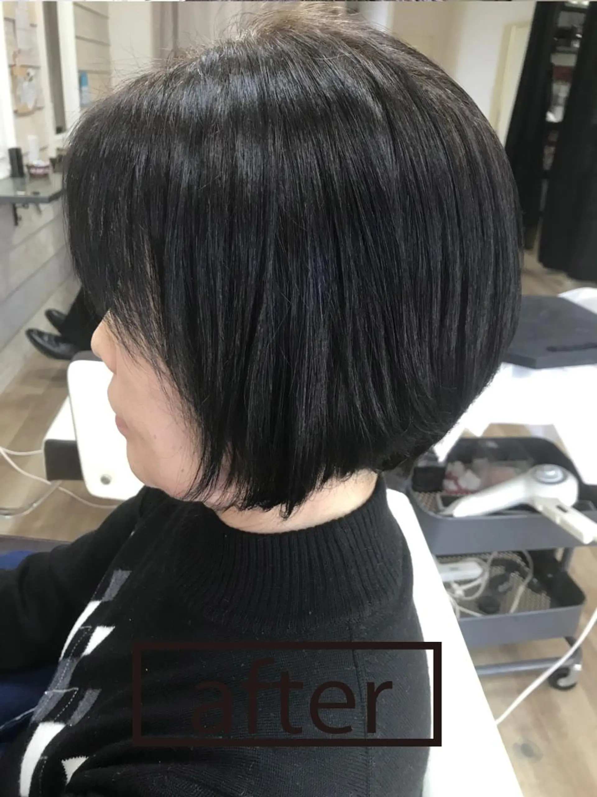 ミディアム anyhow academyのヘアスタイル